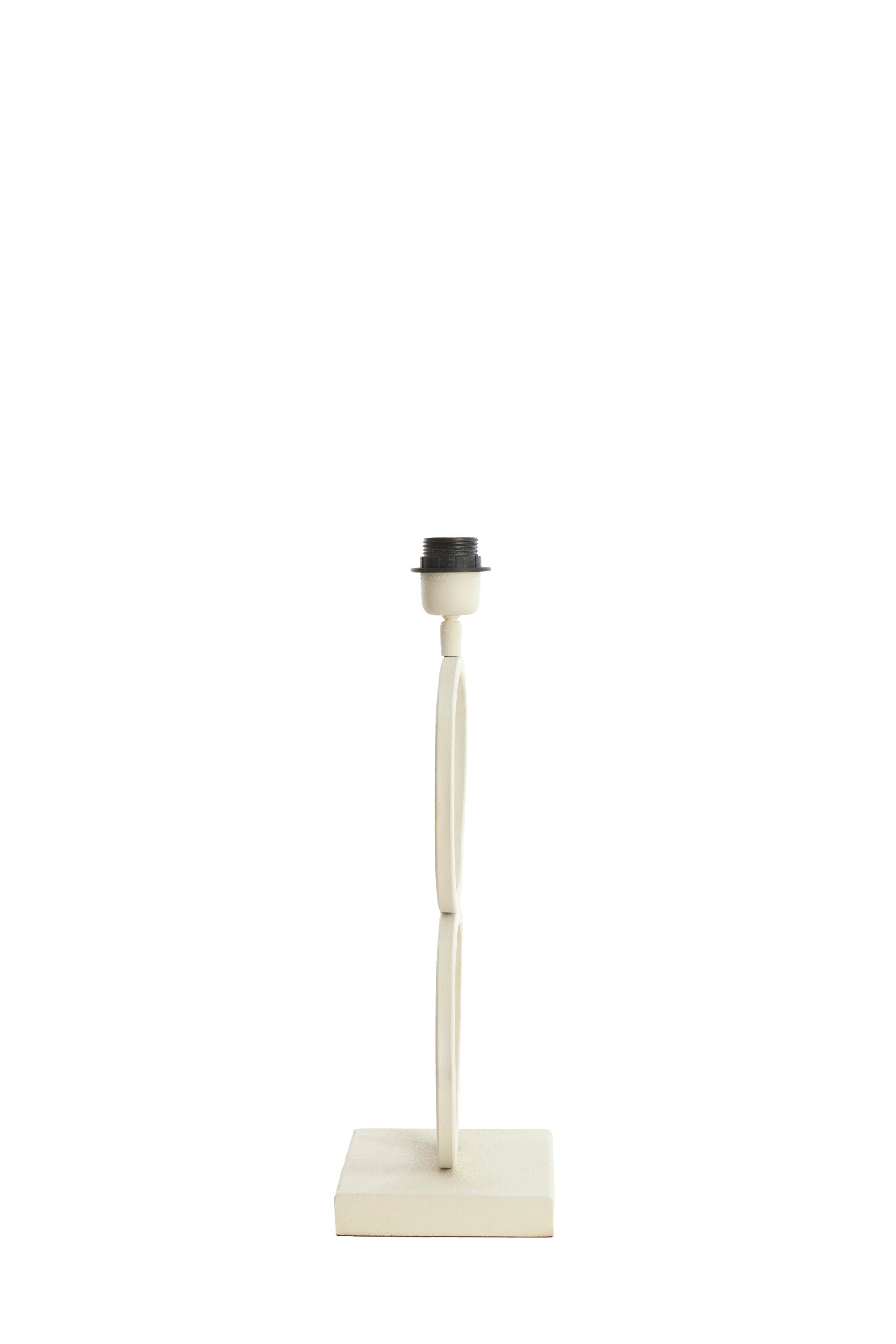 Stelius Cream Metal Table Lamp Base 42cm