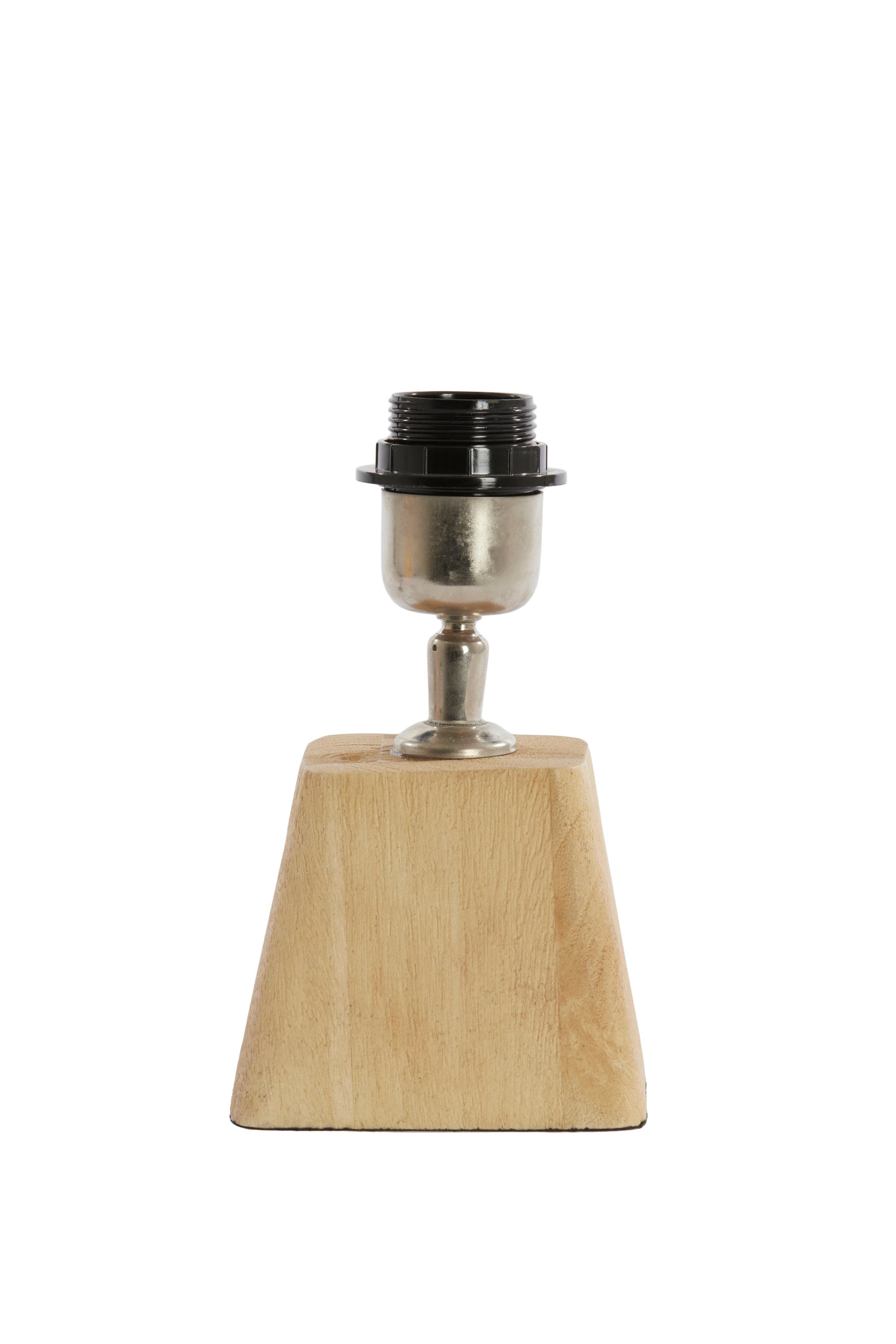 Kardan Matt Natural Wood Small Table Lamp Base 19cm
