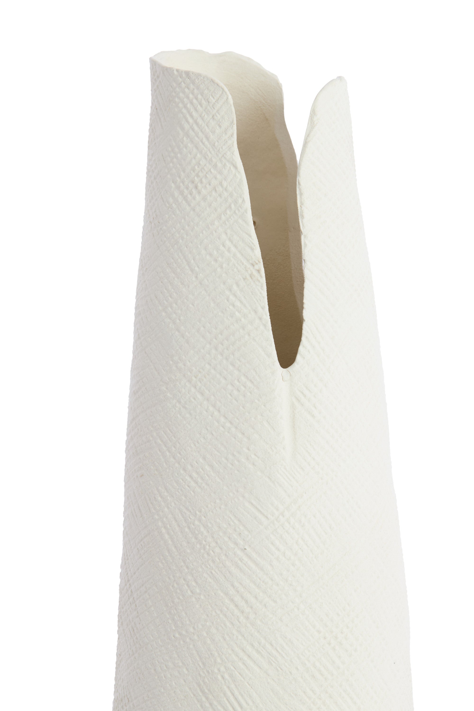 Mesa Cream Ceramic Vase 92cm