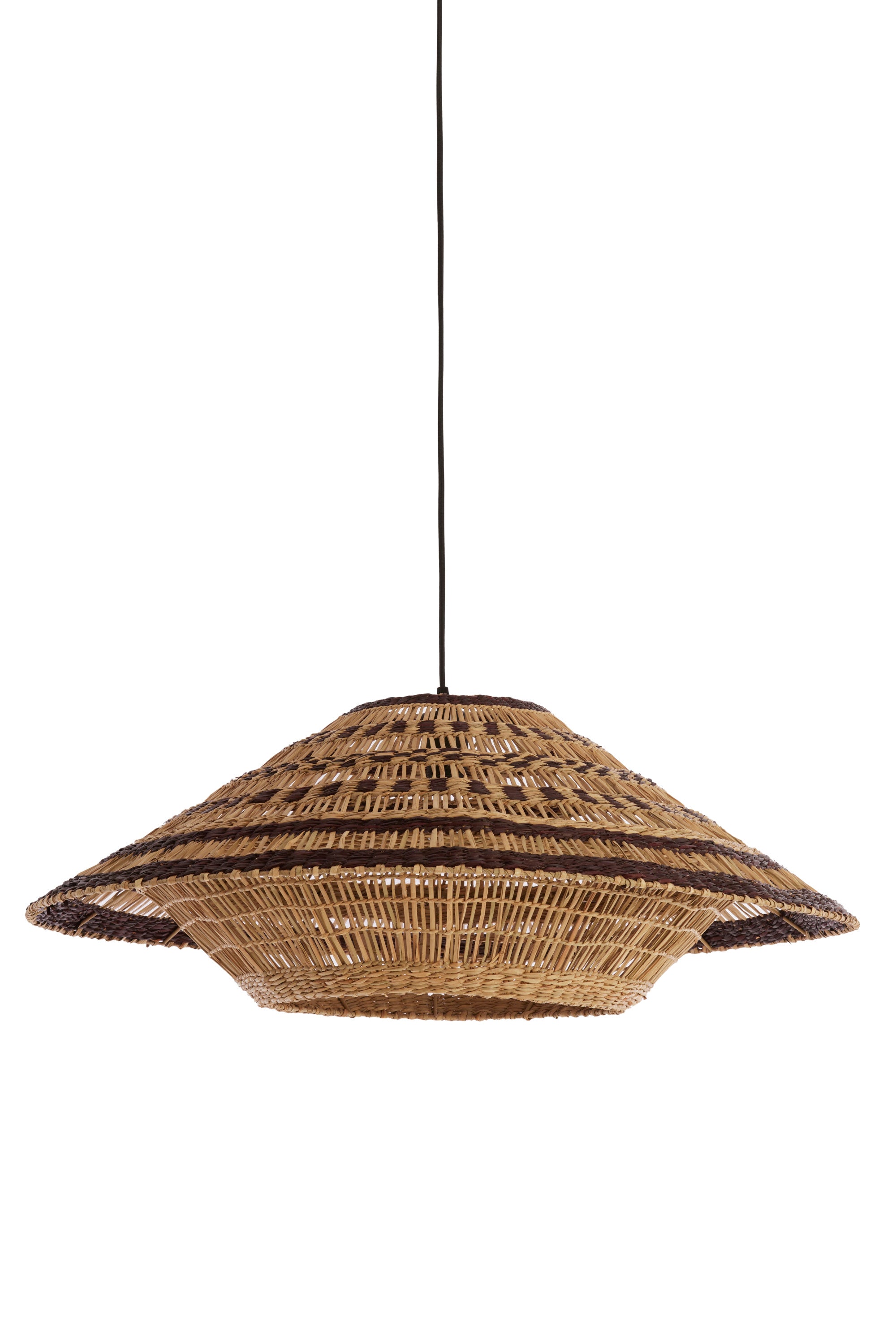 Owana Natural & Brown Seagrass Pendant Light 80cm