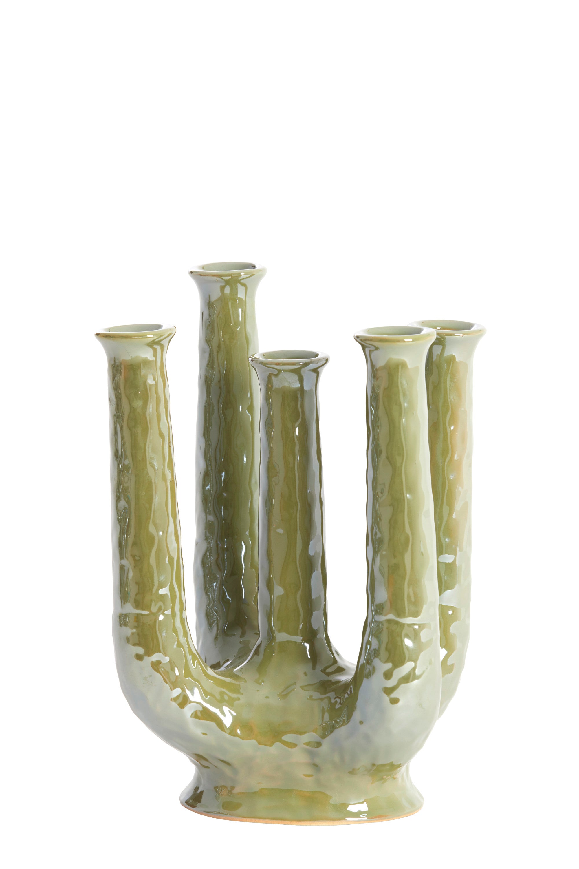Leonjo Oil Light Green Ceramic Vase 30cm