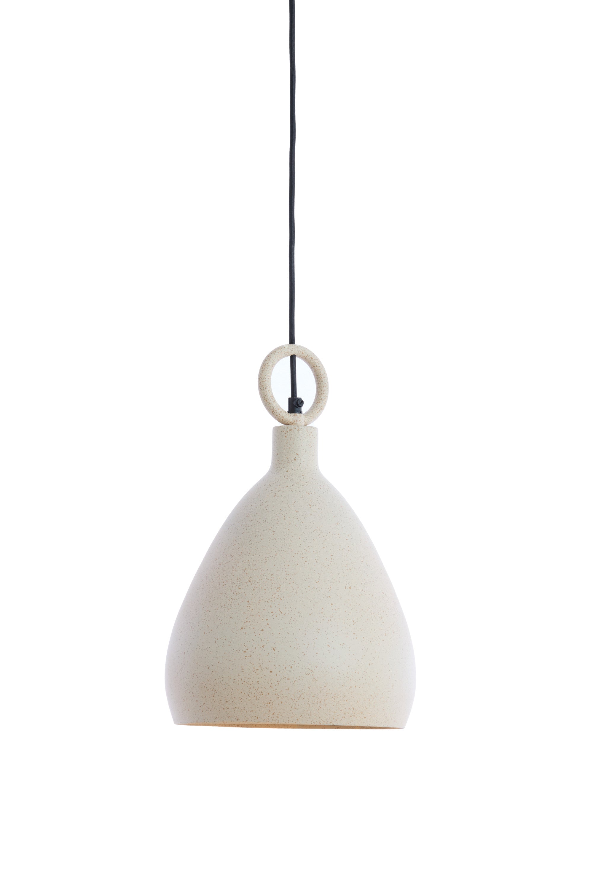 Risari Sand & Light Brown Spotted Metal Pendant Light