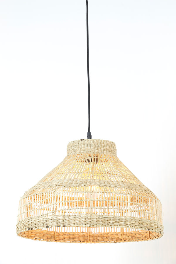 Latika Natural Seagrass Pendant Light 45cm