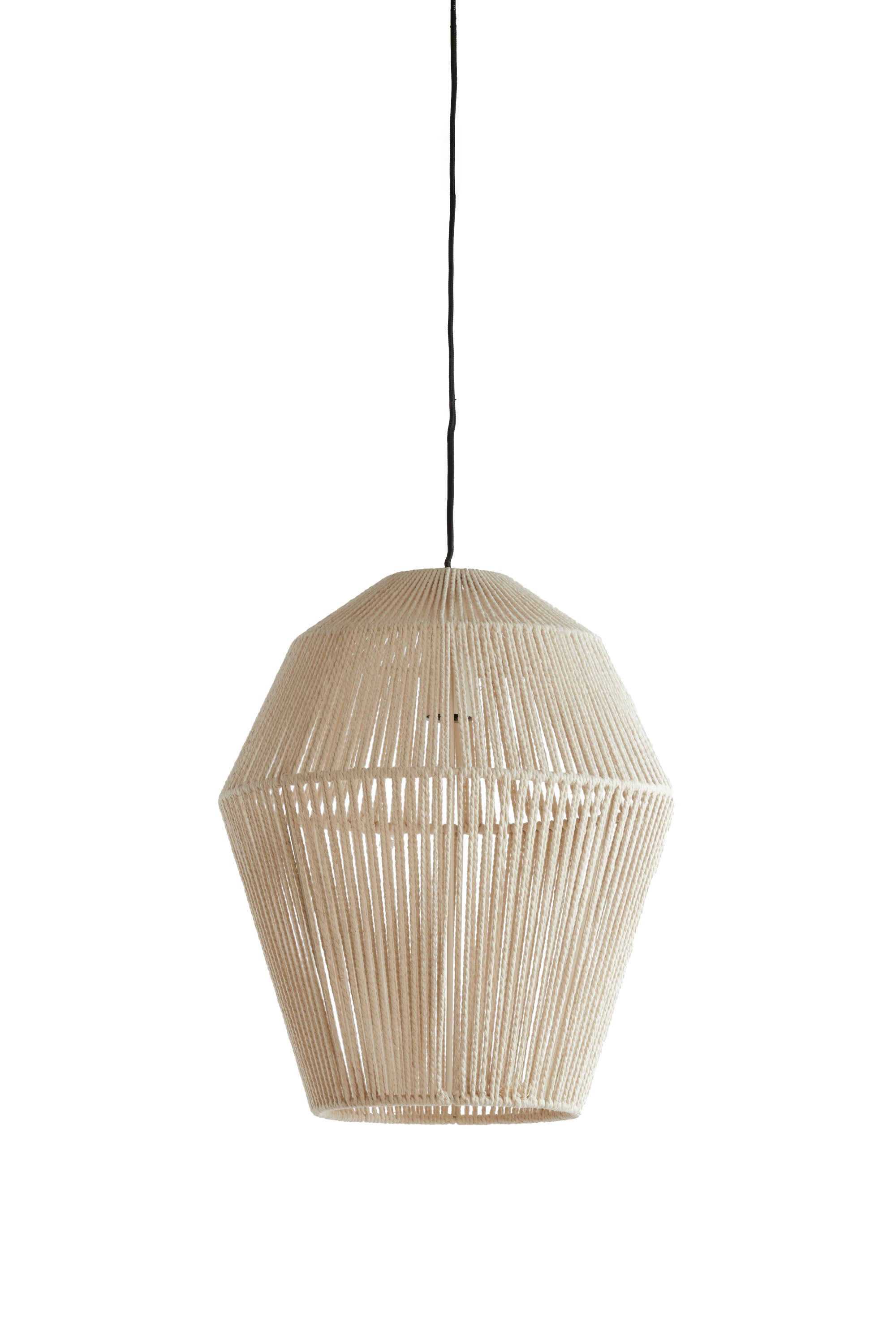 Deya Cream Metal Pendant Light 38cm