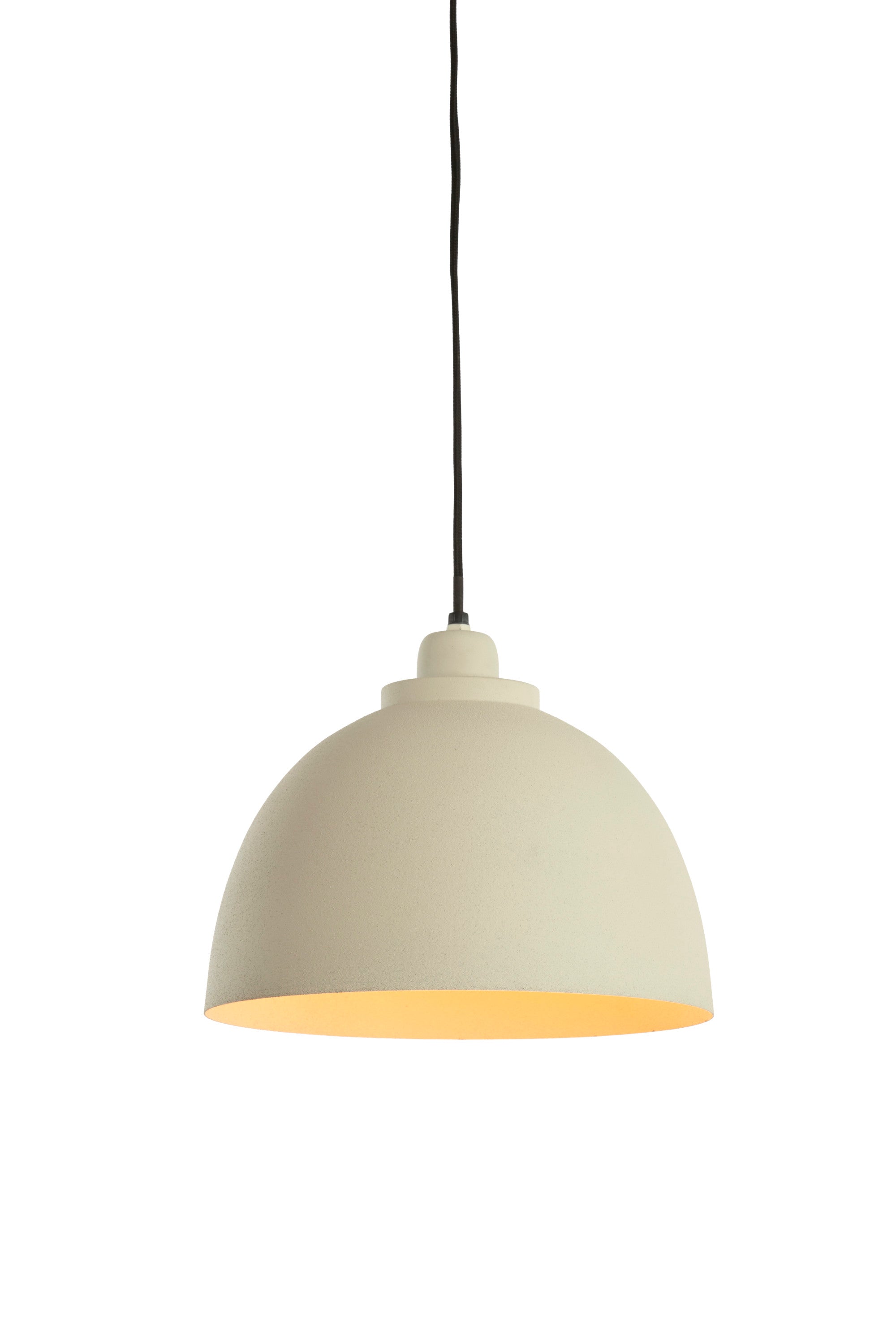 Kylie Cream Metal Pendant Light 30cm