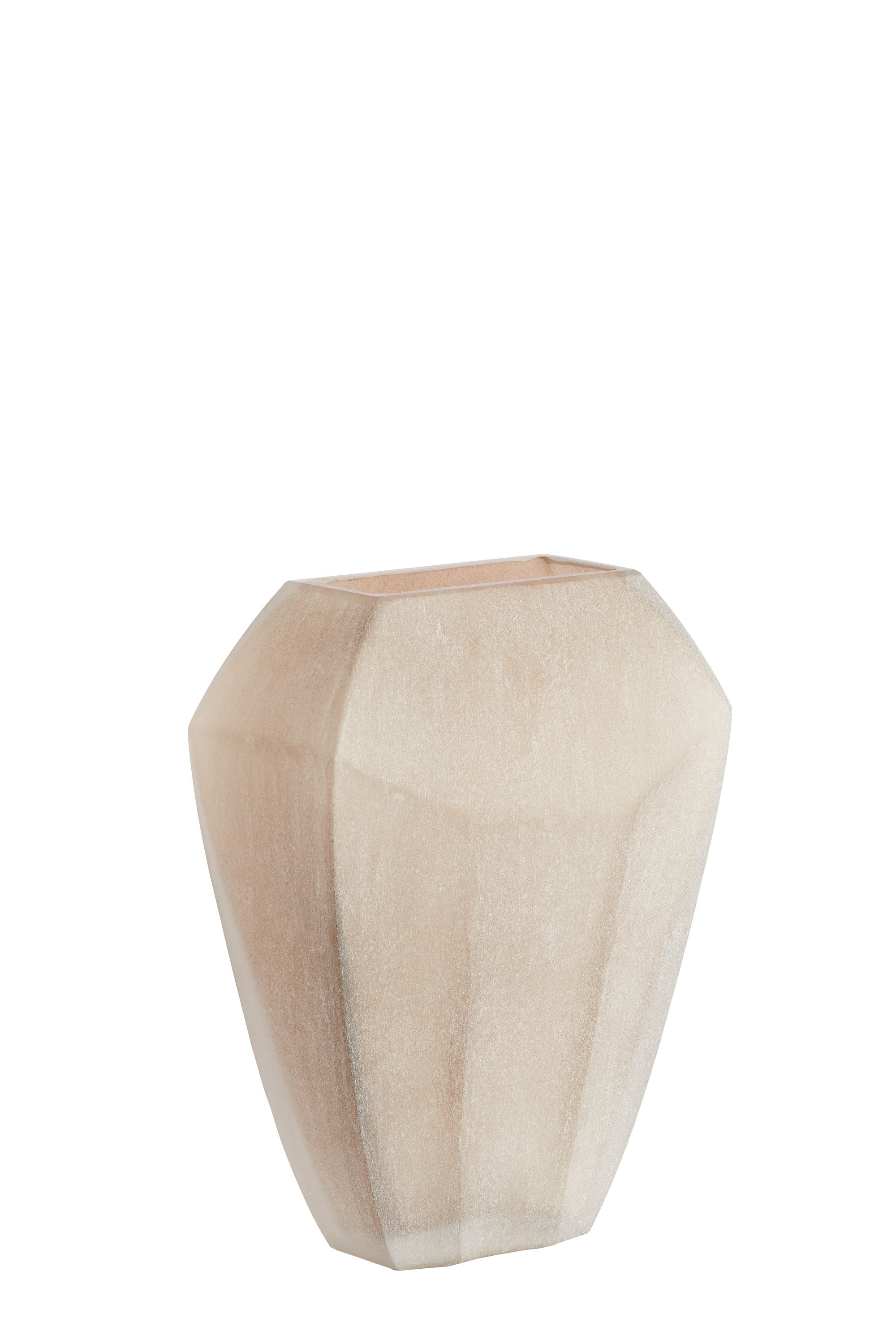 Vionna Light Brown Glass Vase 33.5cm