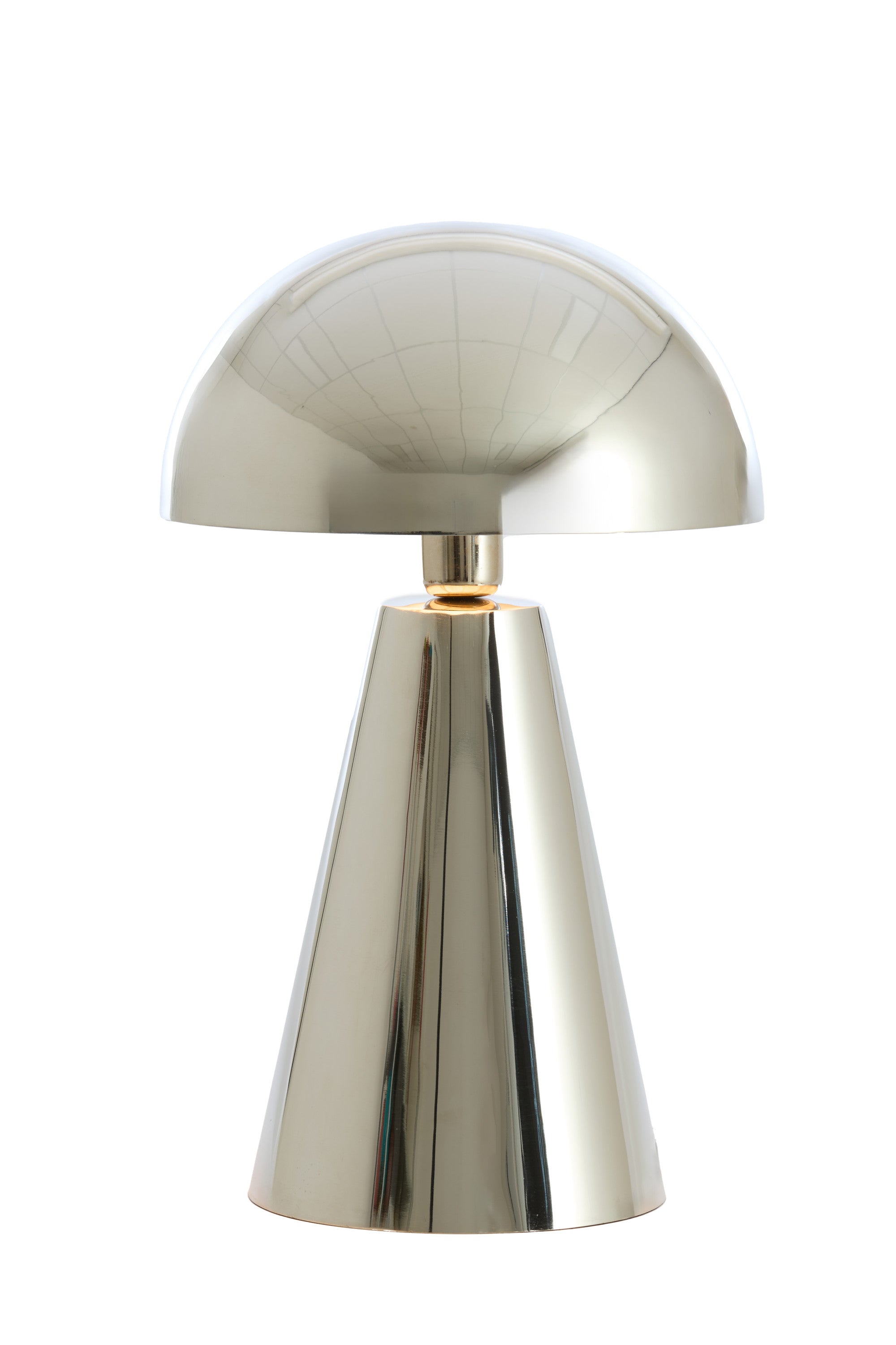Surrina Gloss Nickel Metal Table Lamp 49cm
