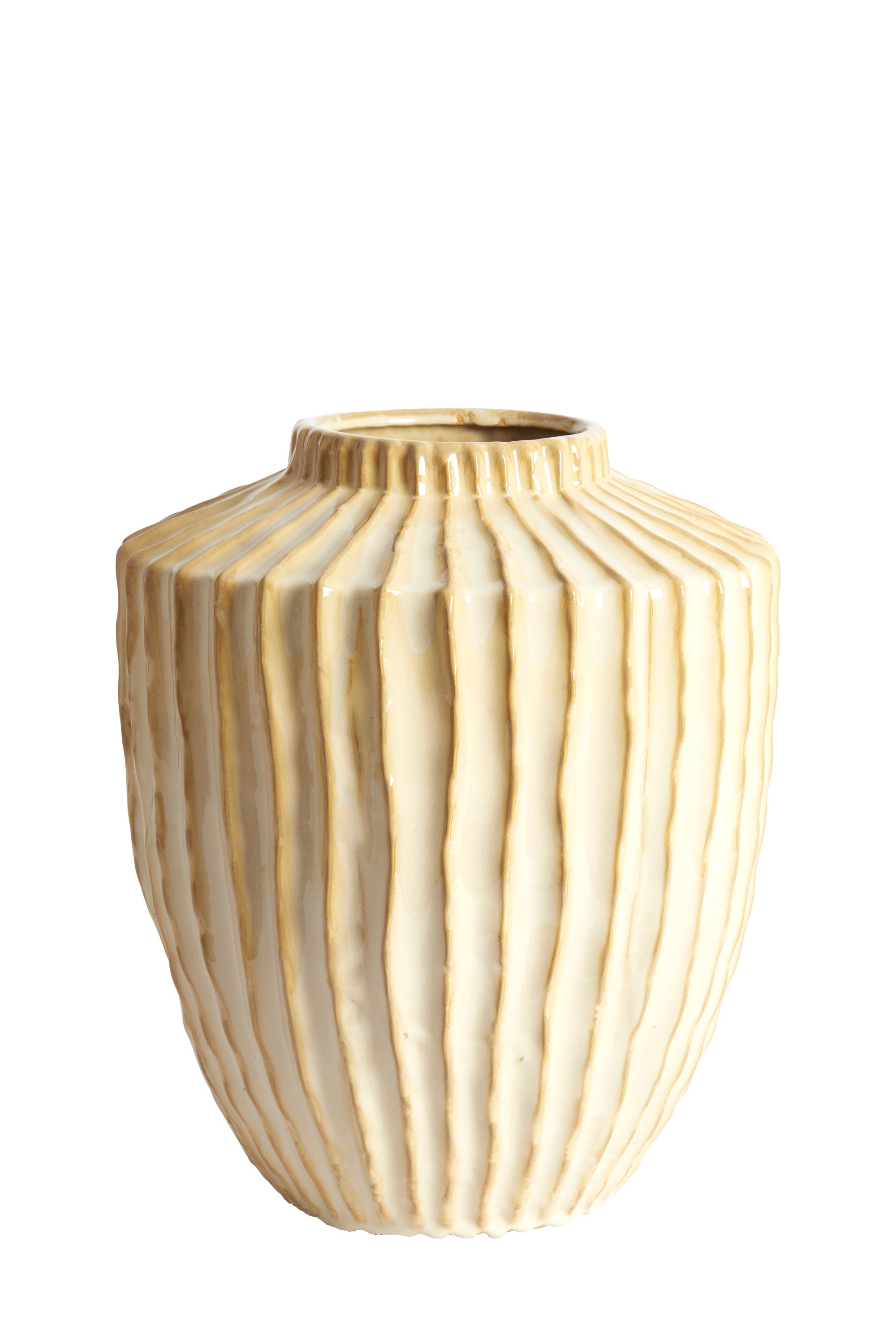 Talea Sand/Beige Ceramic Vase 40cm – Otello's Home