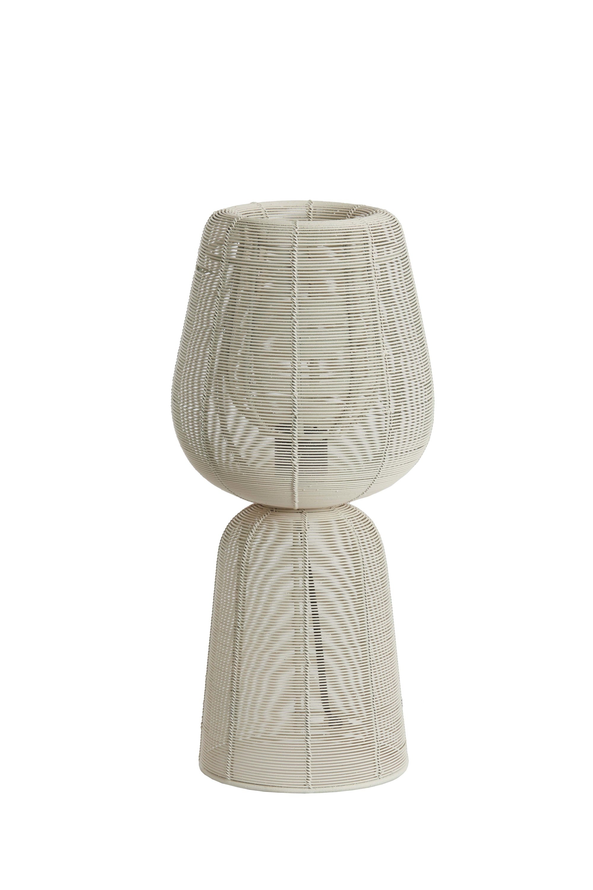 Aboso Cream Metal Table Lamp 42cm
