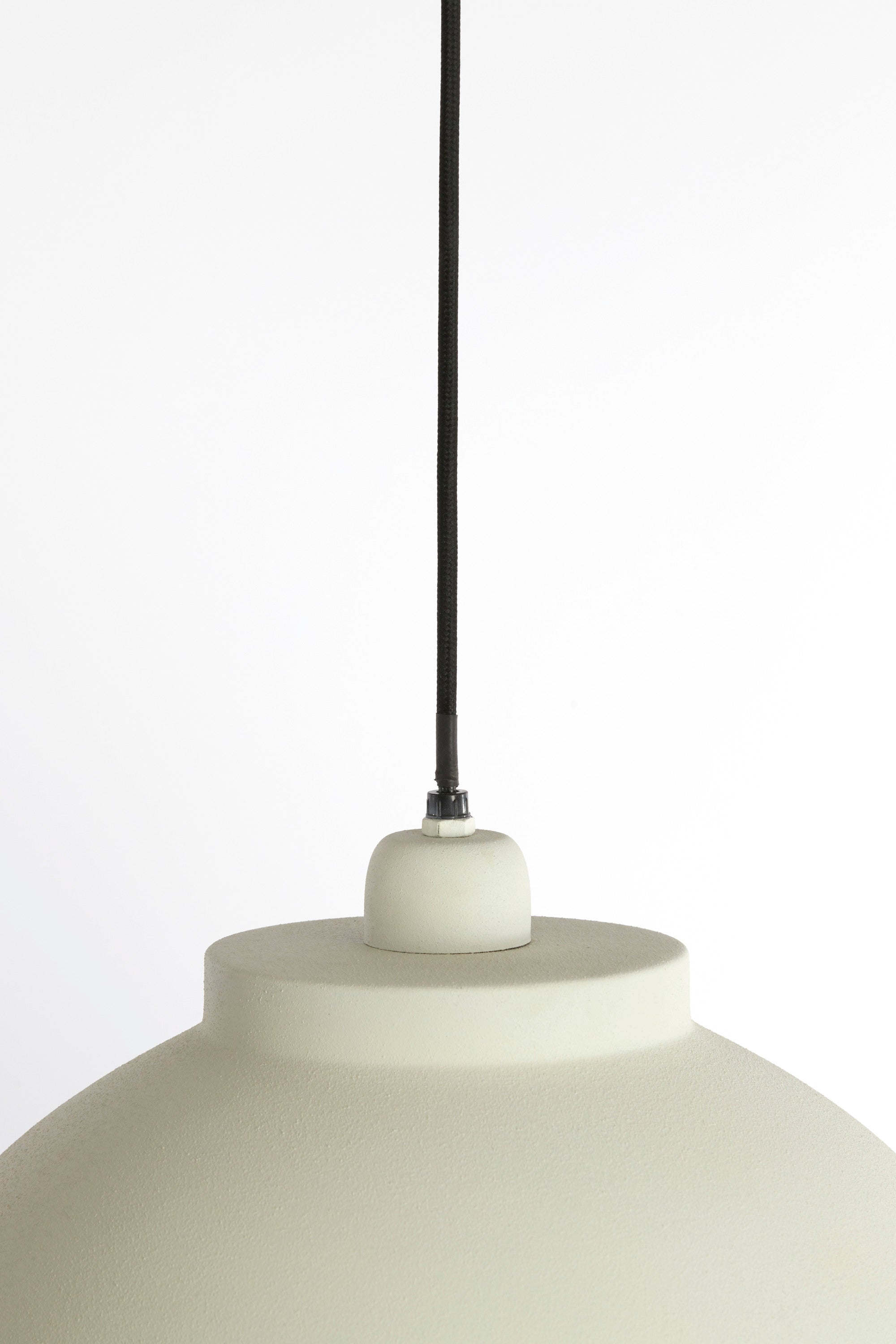 Kylie Cream Metal Pendant Light 45cm