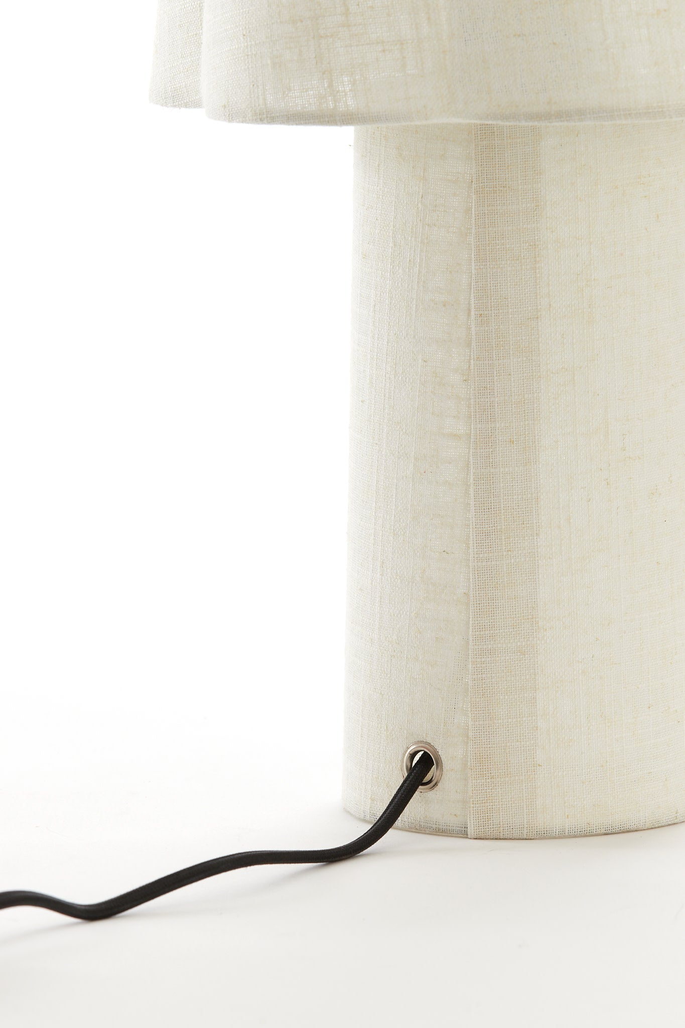 Musaby Natural Linen Table Lamp