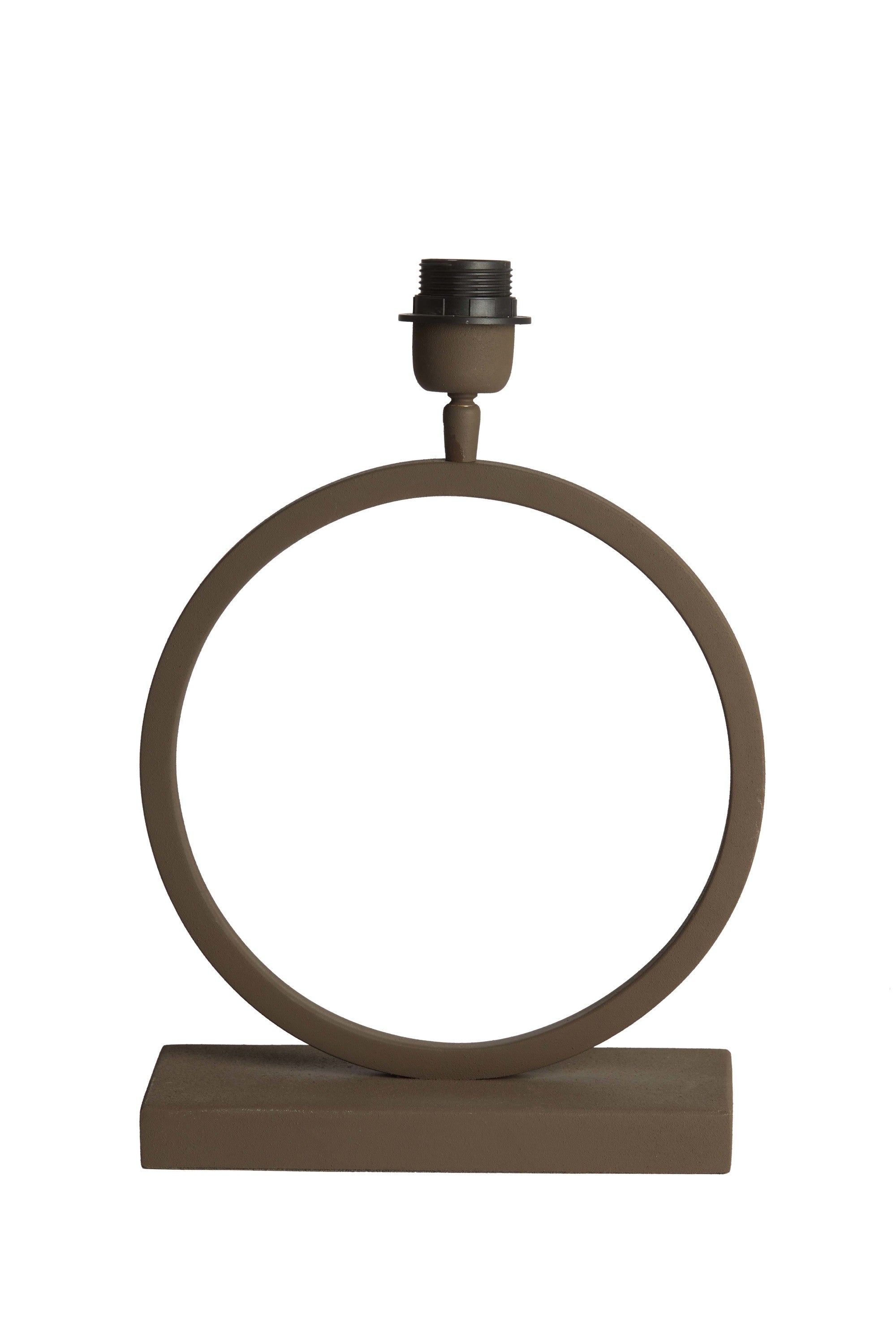 Liva Brown Metal Table Lamp Base 43cm