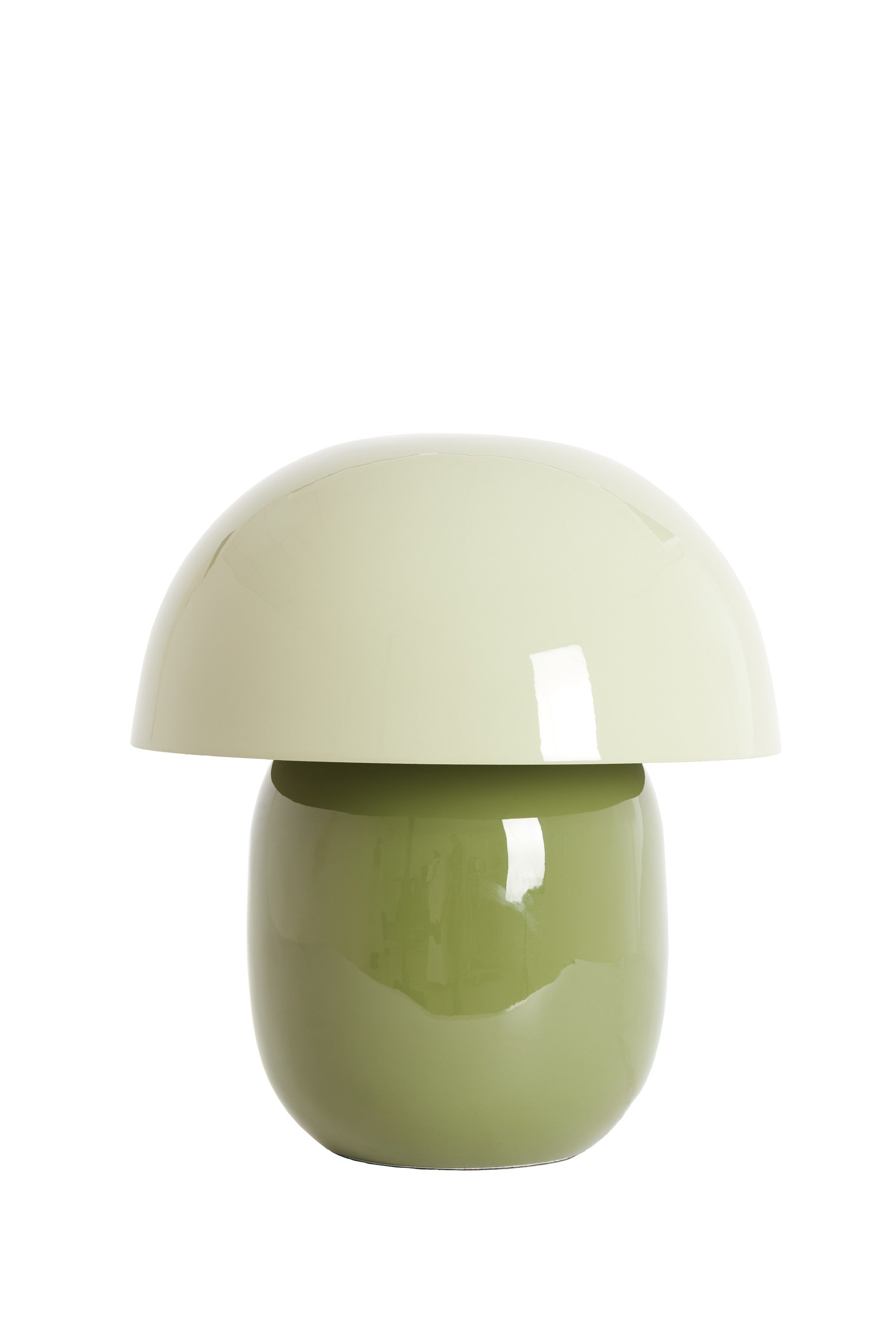 Mimosa Two Tone Olive Green Metal Table Lamp