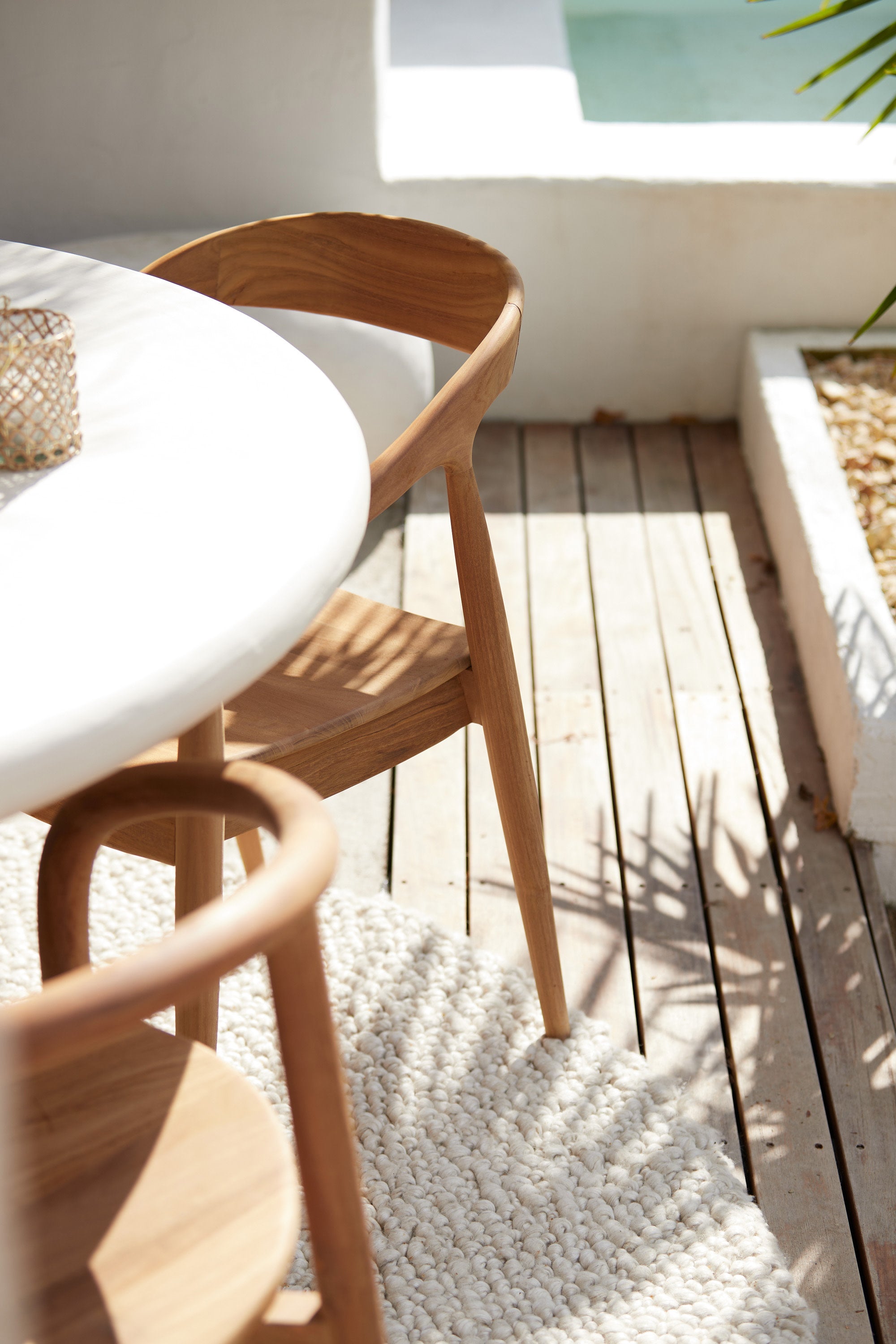 Palos Natural Wood Dining Chair