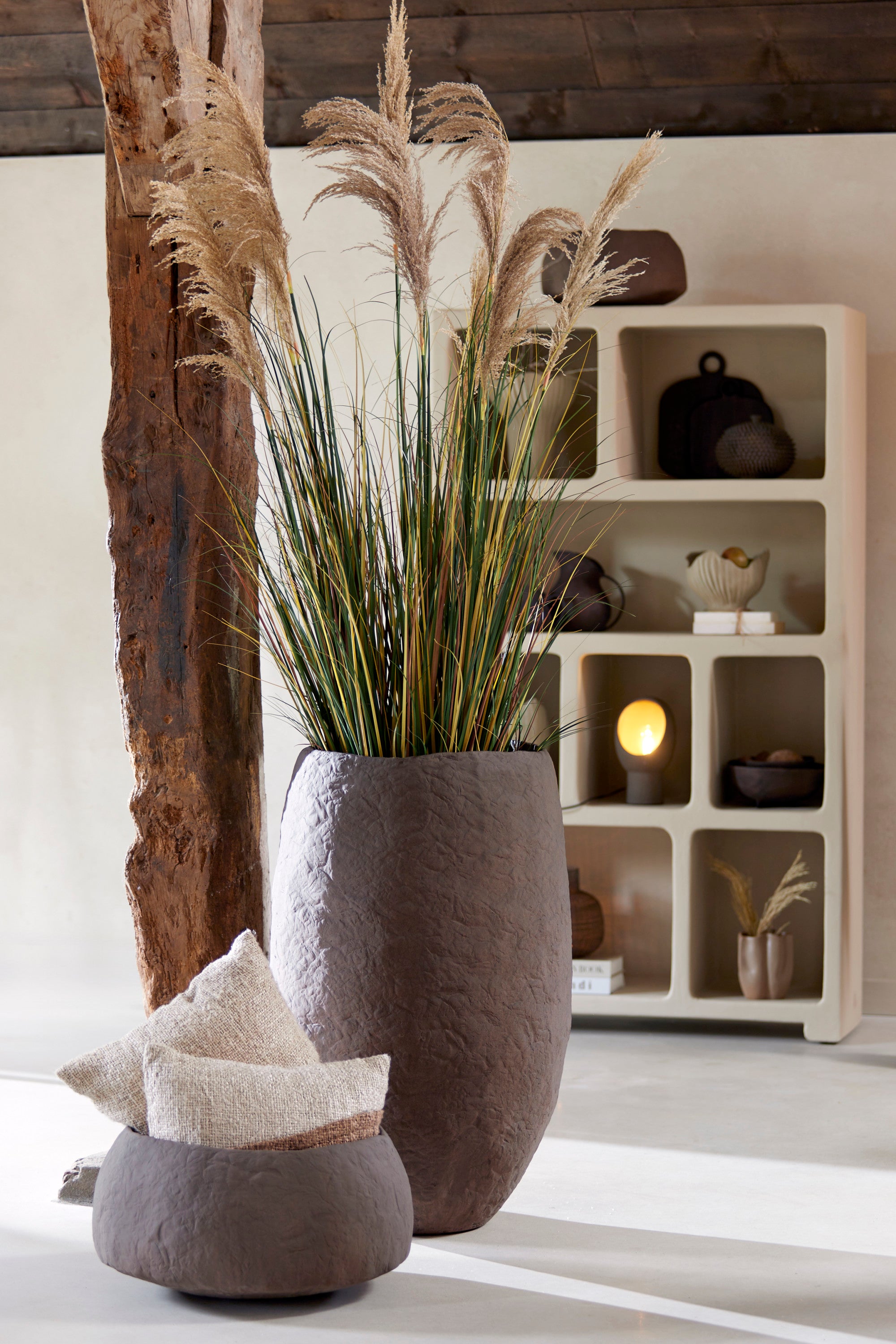 Tingri Brown Decorative Planter 90cm