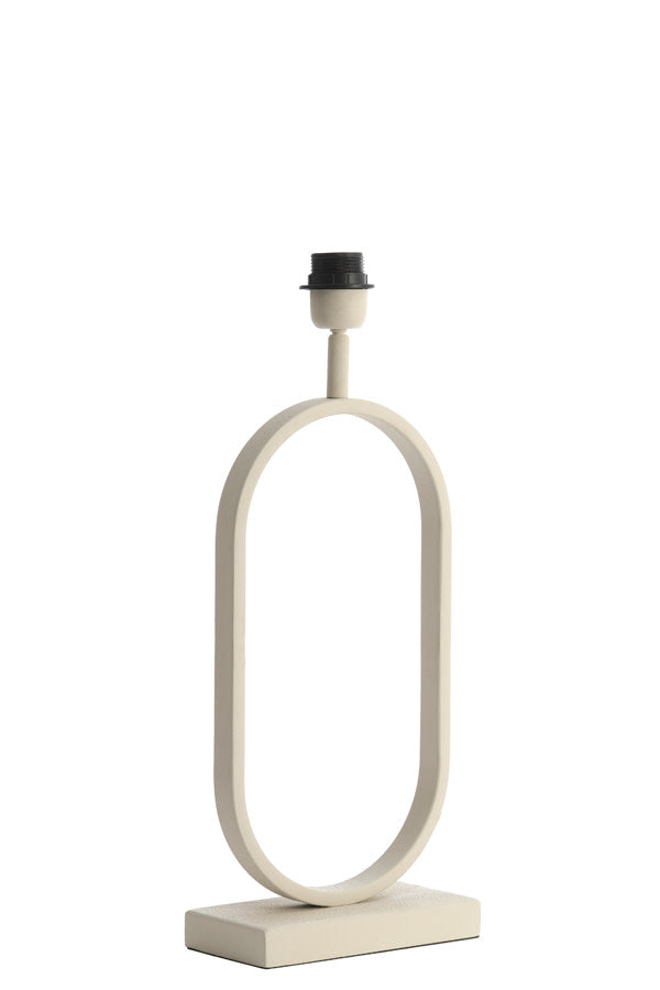 Jamiri Cream Metal Table Lamp Base 45cm