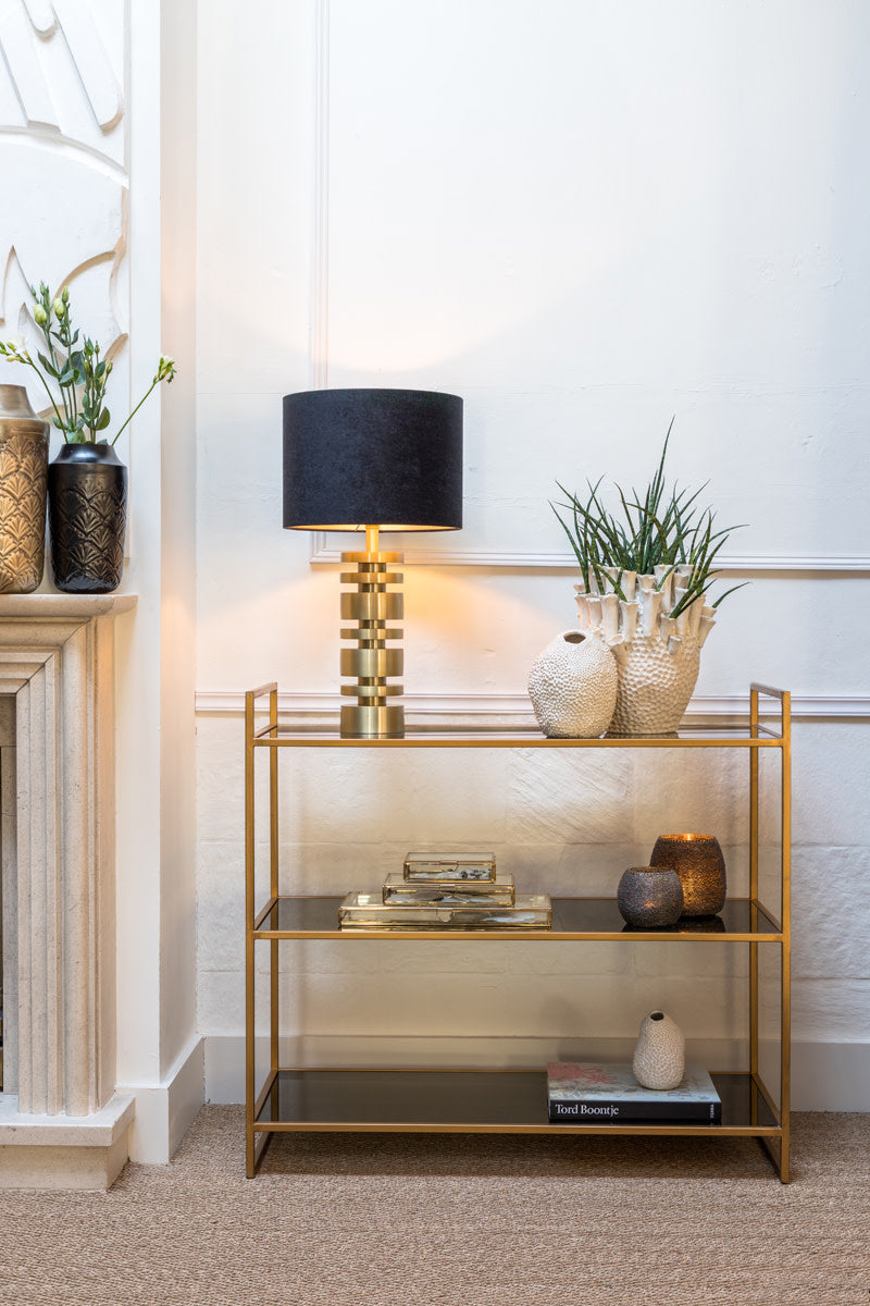 Desley Matt Gold Metal Table Lamp Base 40cm
