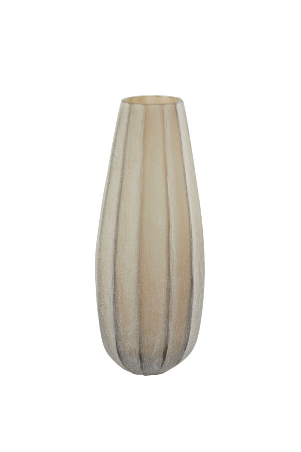 Bradley Light Brown Glass Vase 44.5cm