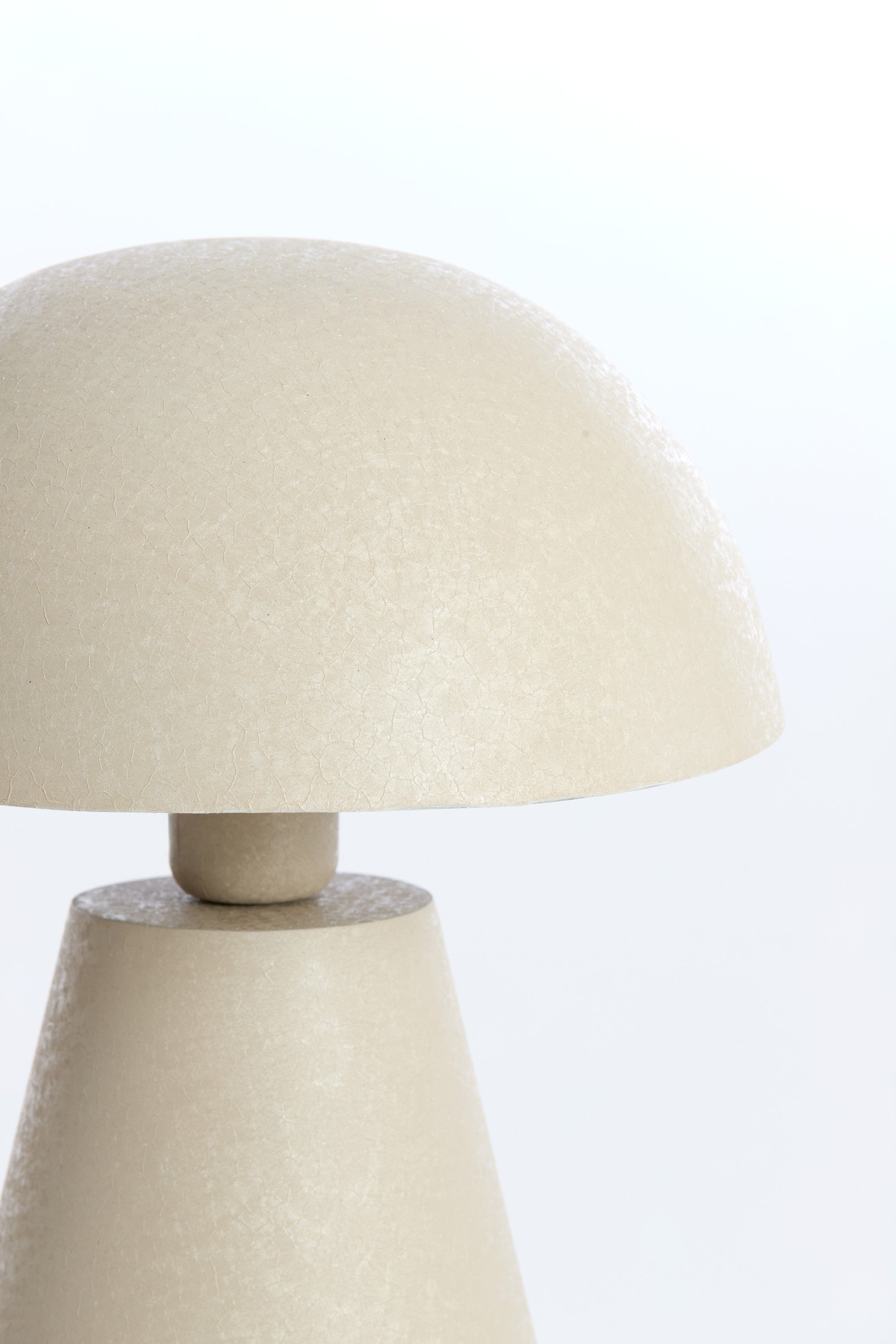 Surrina Matt Light Grey Metal Table Lamp 41cm