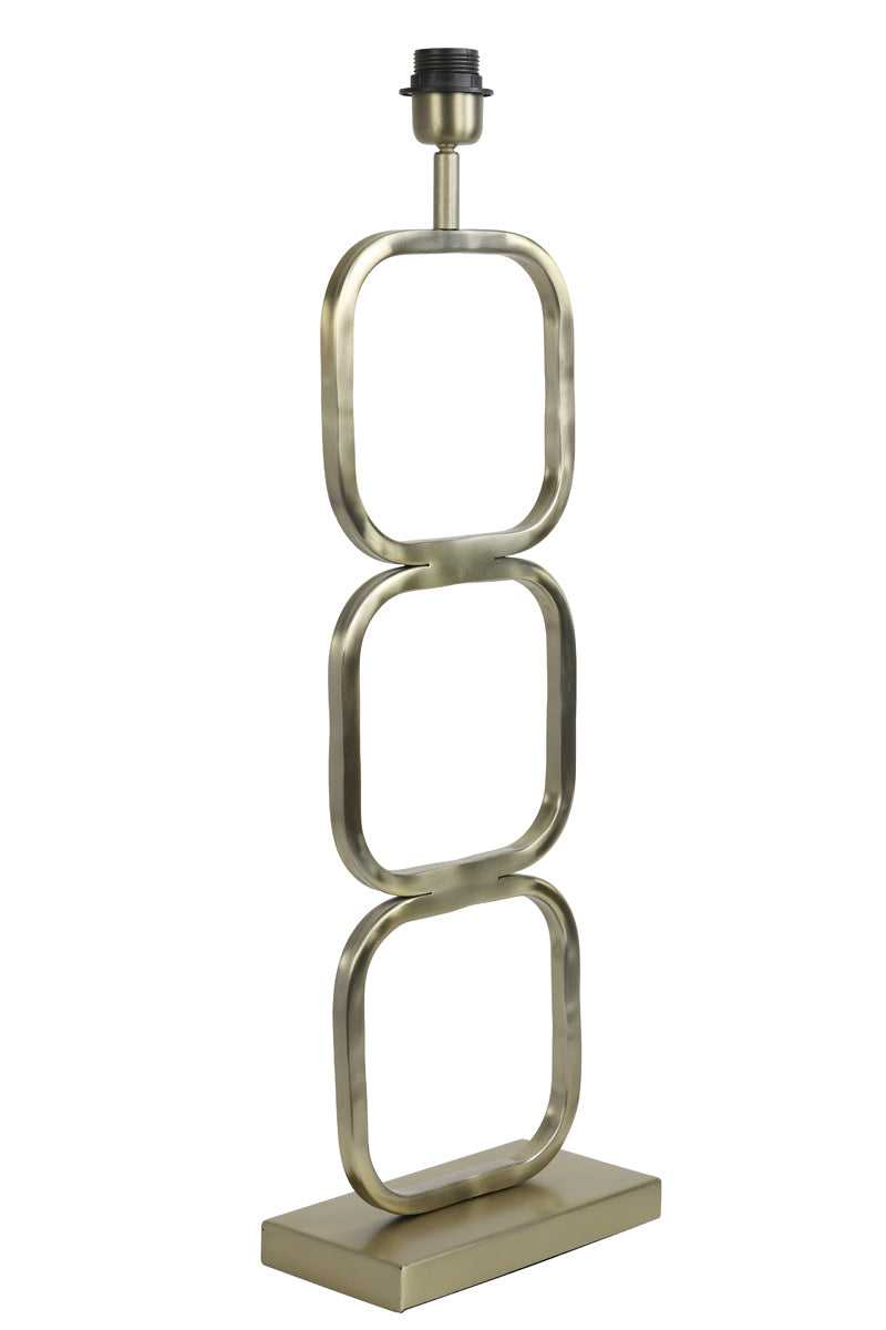 Lutika Light Gold Metal Table Lamp Base 69cm