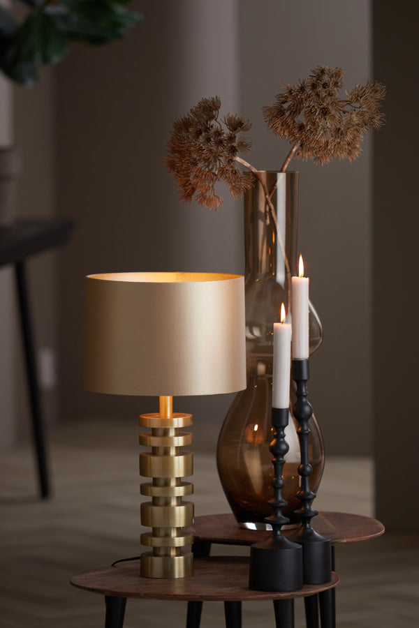 Desley Matt Gold Metal Table Lamp Base 36cm
