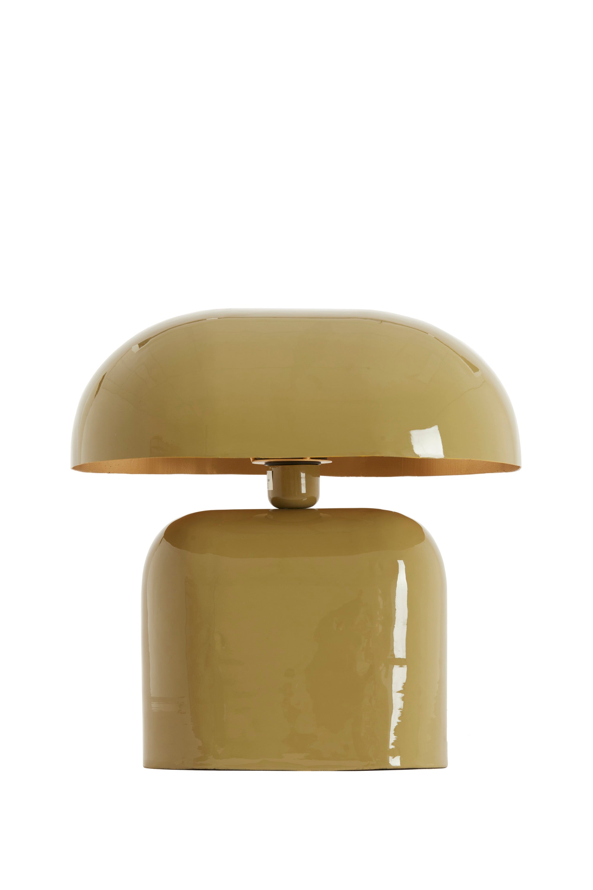 Todd Gloss Taupe Metal Table Lamp