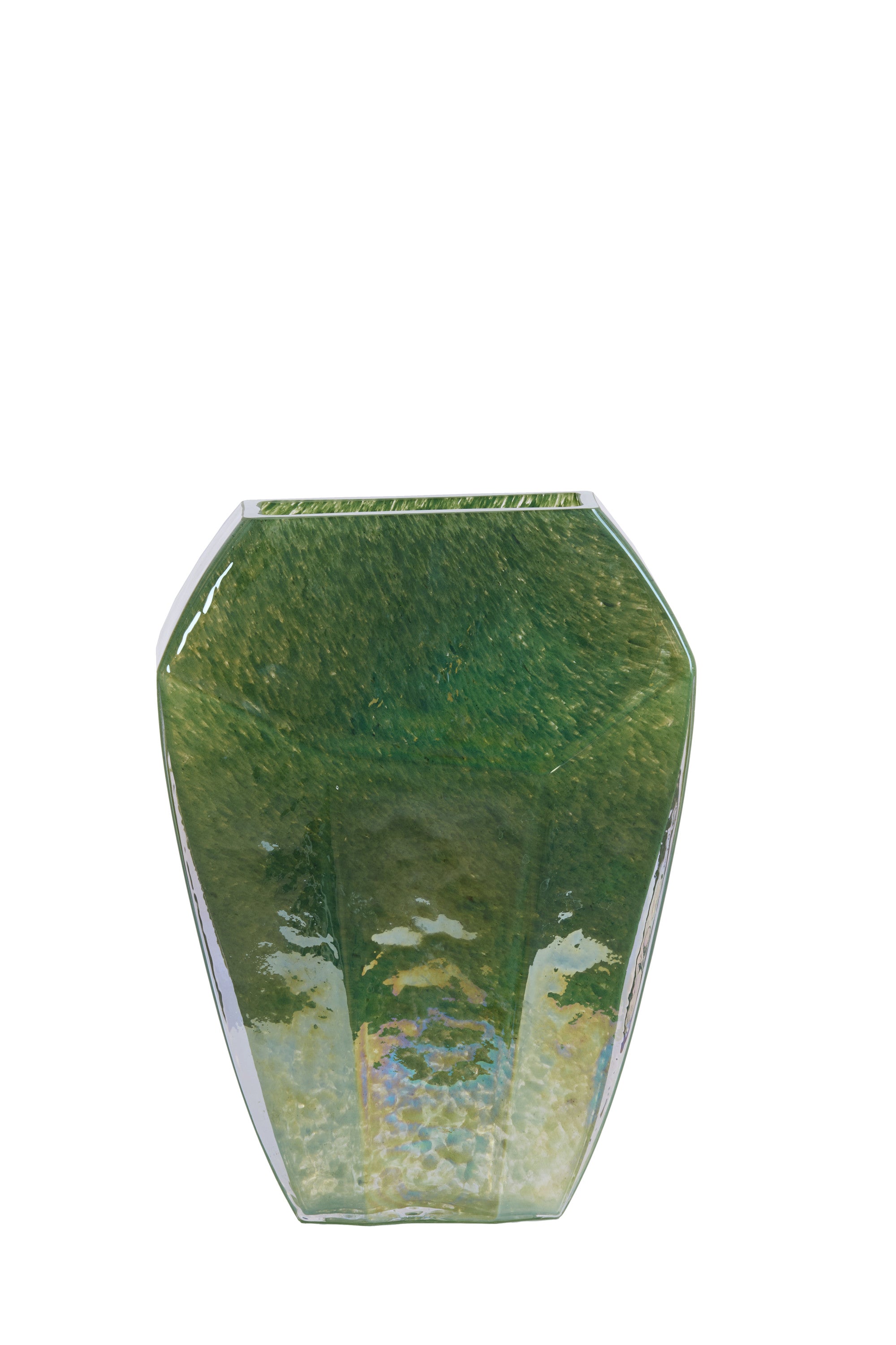 Vionna Dark Green Lustre Glass Vase 33.5cm