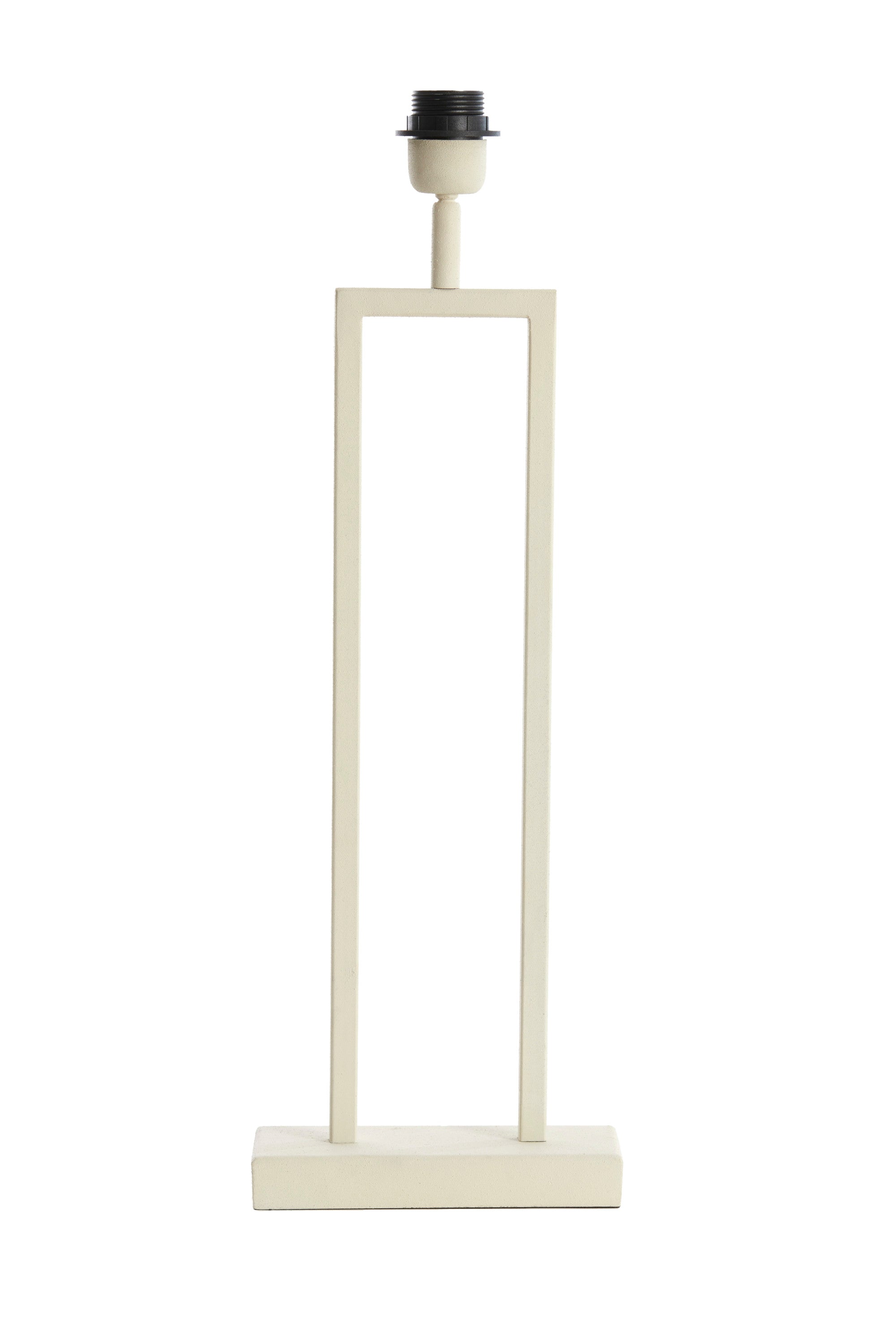 Shiva Cream Metal Table Lamp Base 55cm