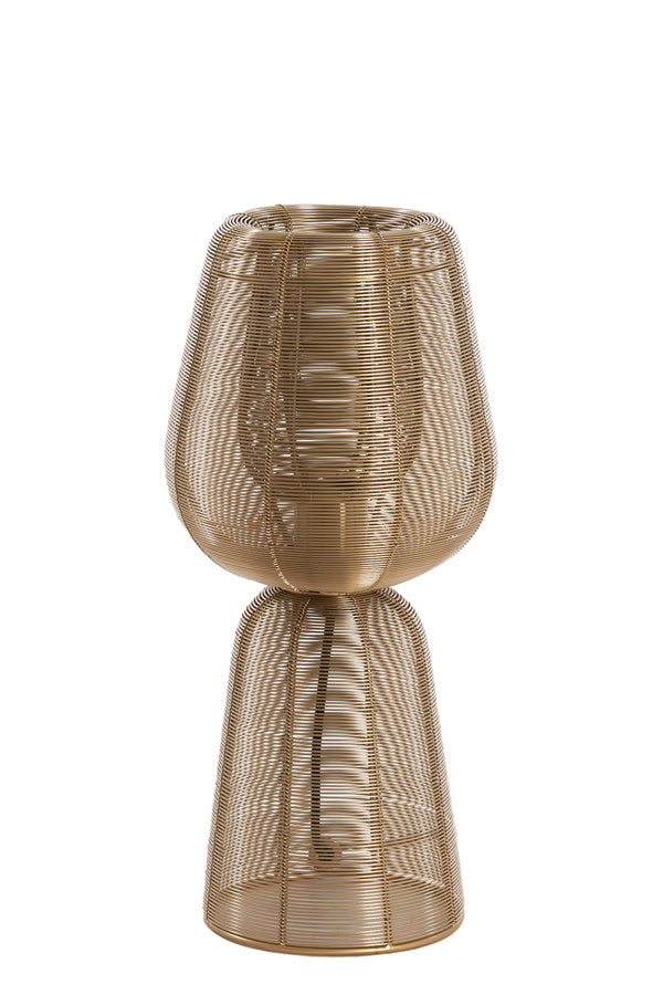 Aboso Light Gold Metal Table Lamp 42cm