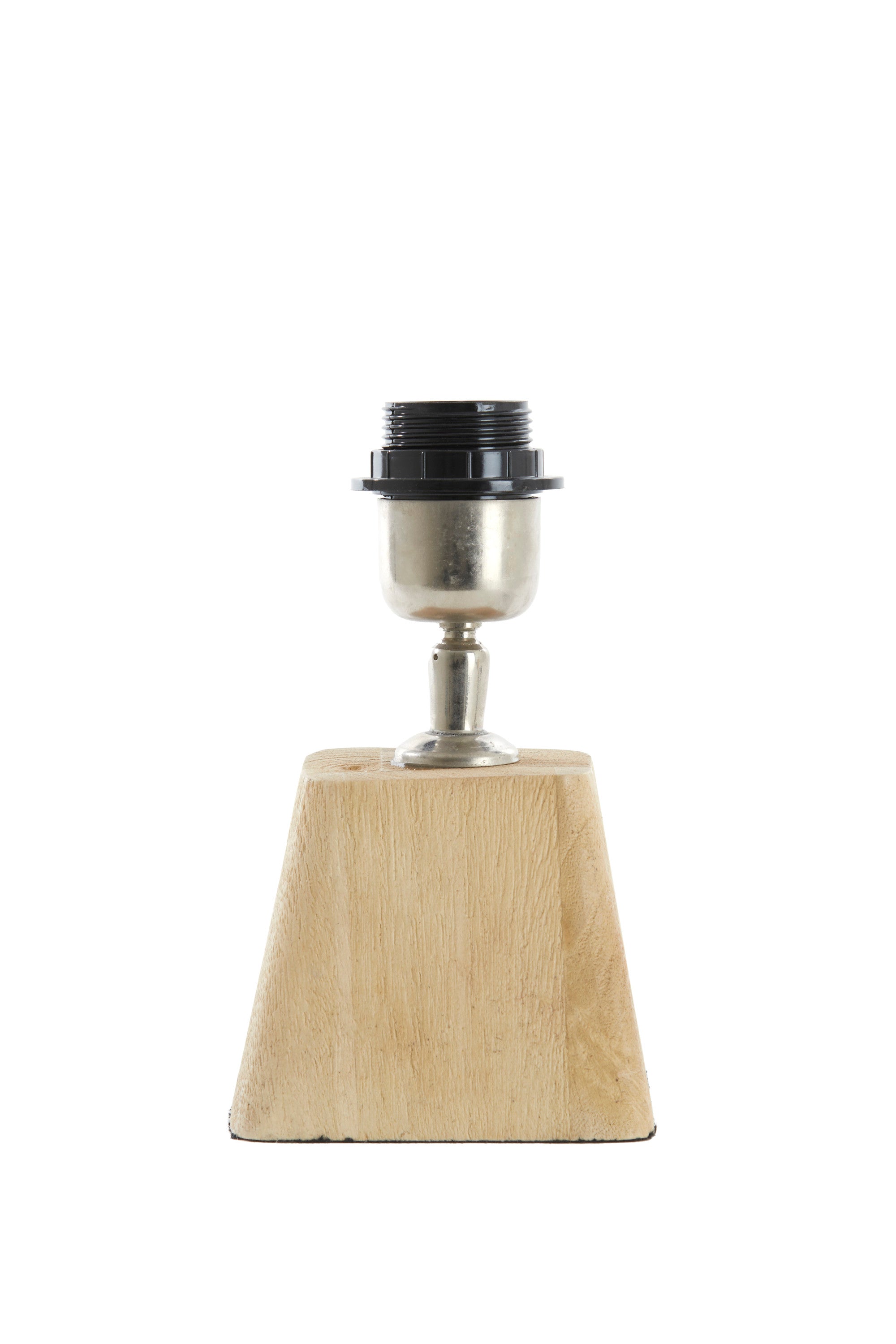 Kardan Matt Natural Wood Table Lamp Base 15cm