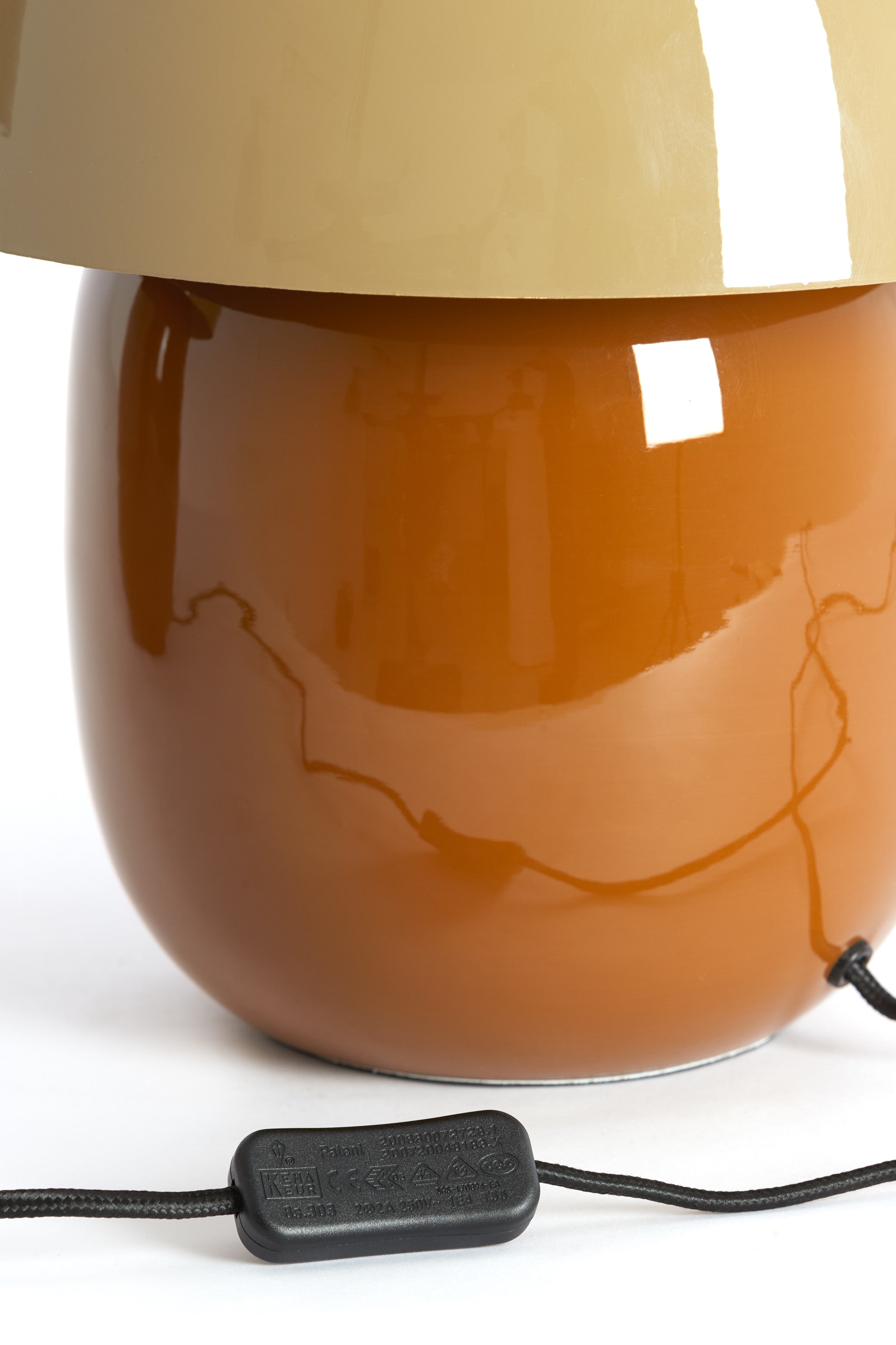 Mimosa Sand & Brown Metal Table Lamp