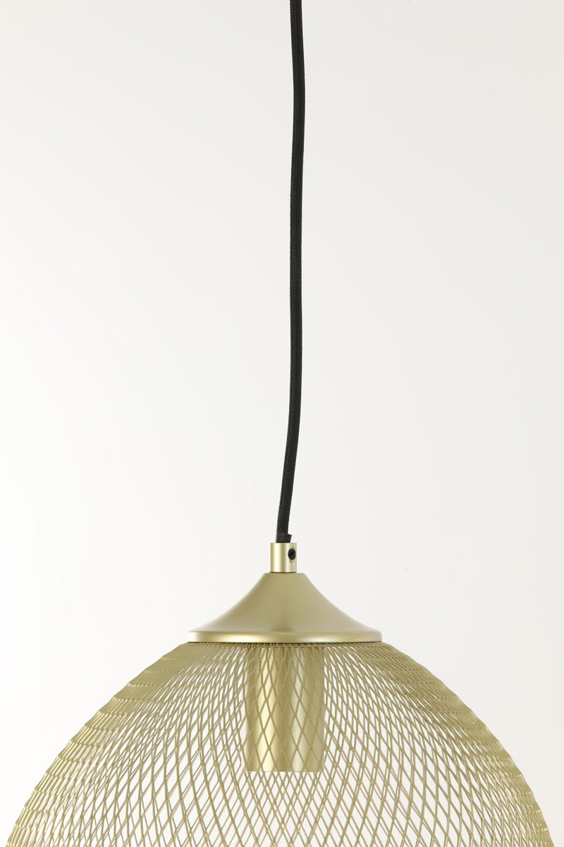Moroc Gold Metal Pendant Light 30cm