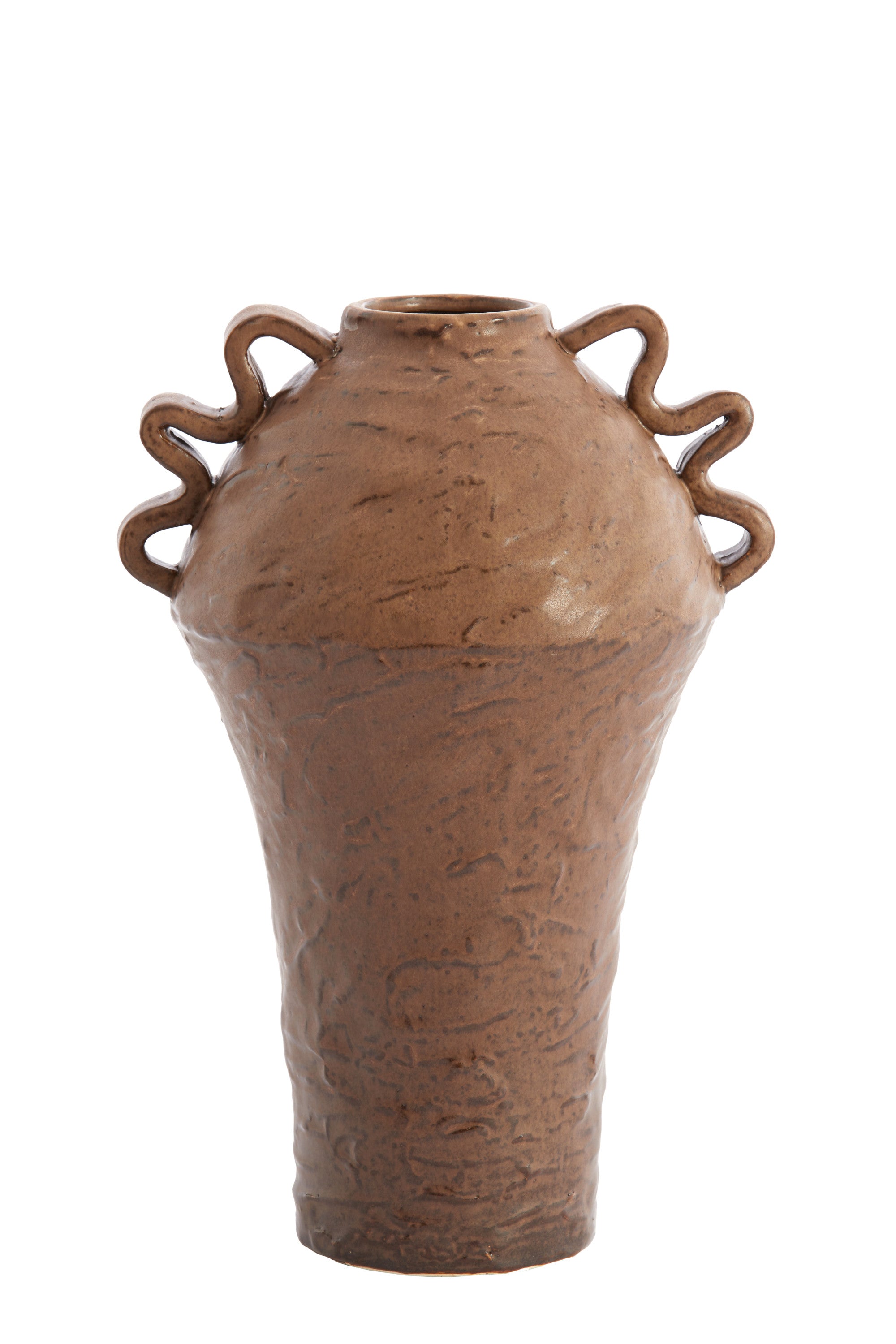 Volca Brown Ceramic Vase 35cm