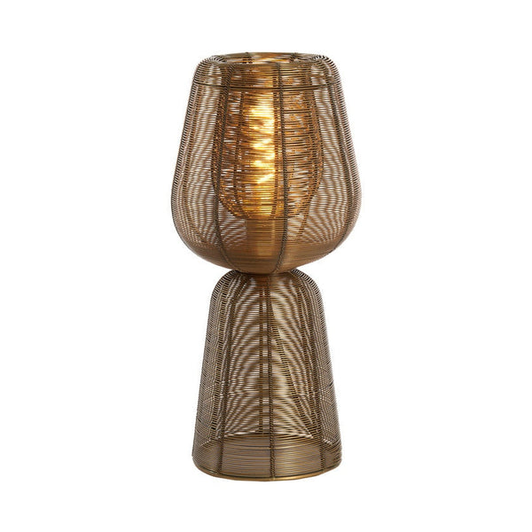 Aboso Antique Bronze Metal Table Lamp 42cm