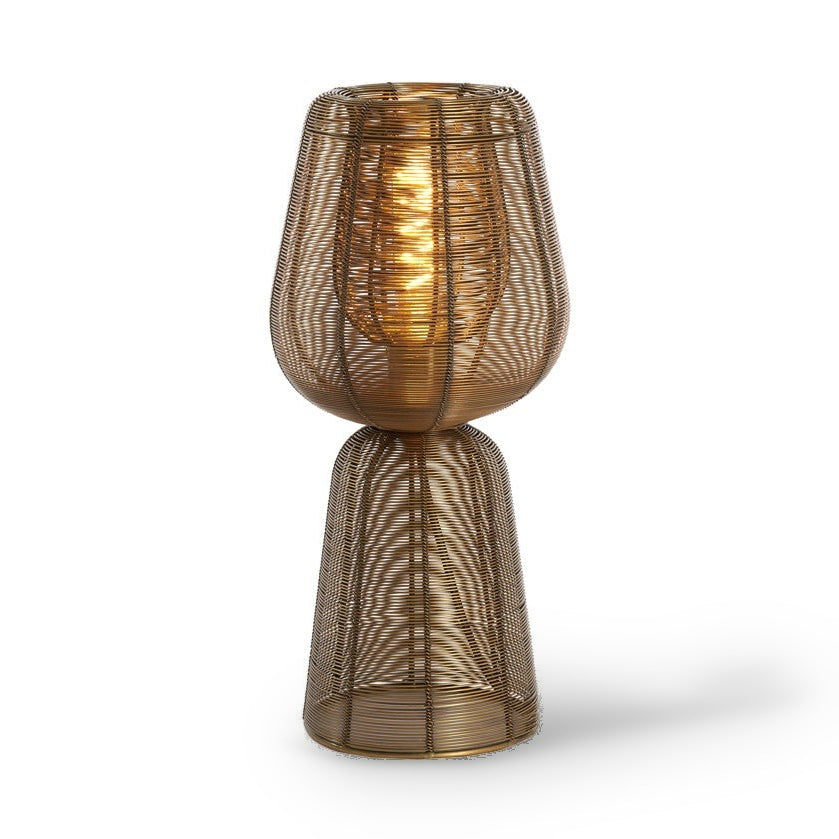 Aboso Antique Bronze Metal Table Lamp 42cm