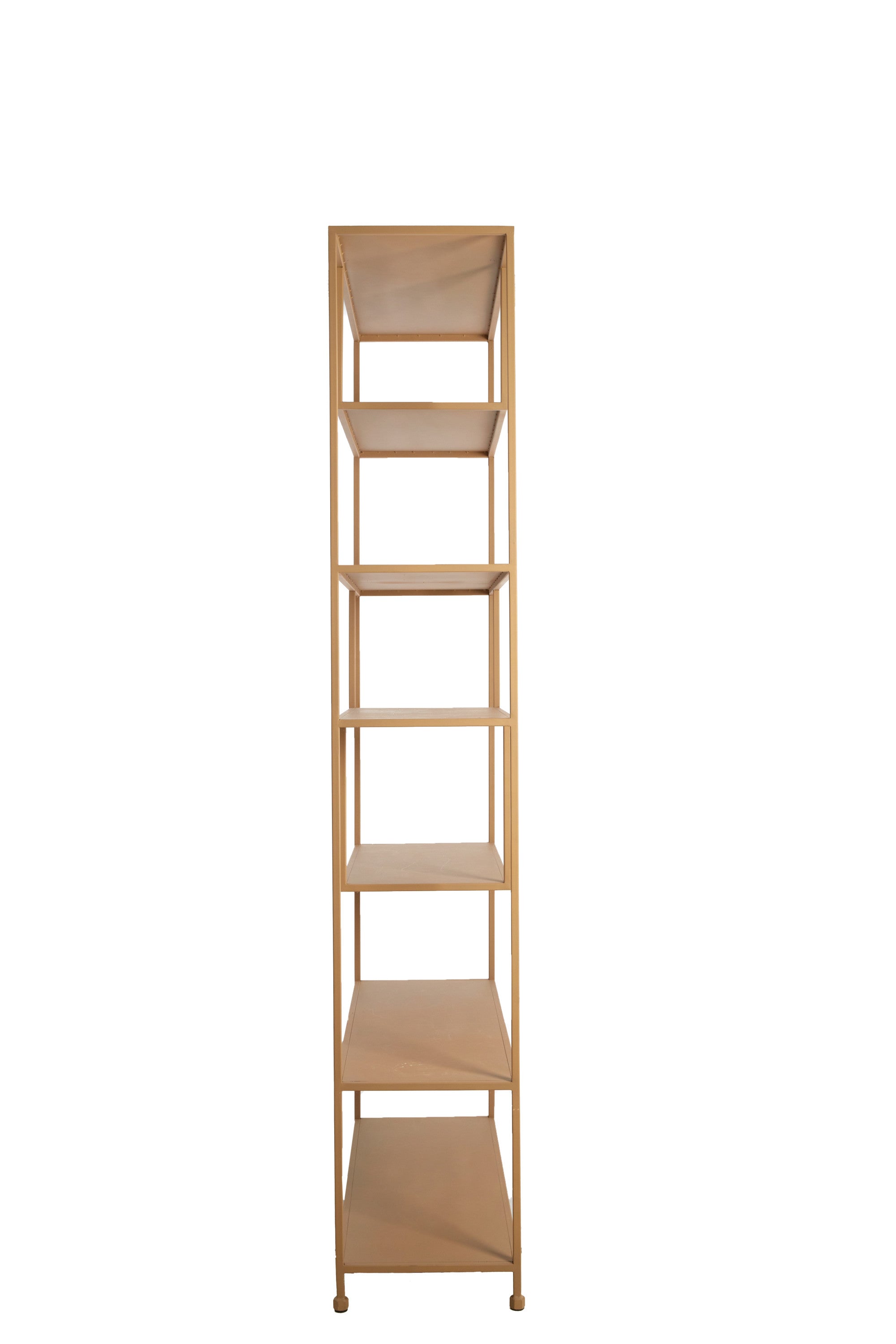 Ylaya Beige Metal Open Display Unit