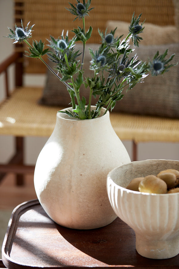 Norell Natural Papier Mâché Decorative Planter 30cm