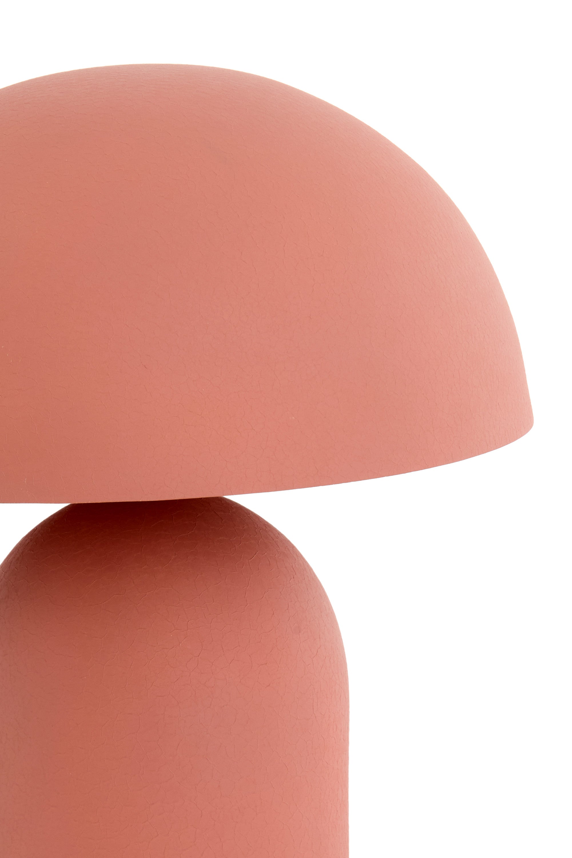 Tolima Matt Coral/Pink Metal Table Lamp 48cm