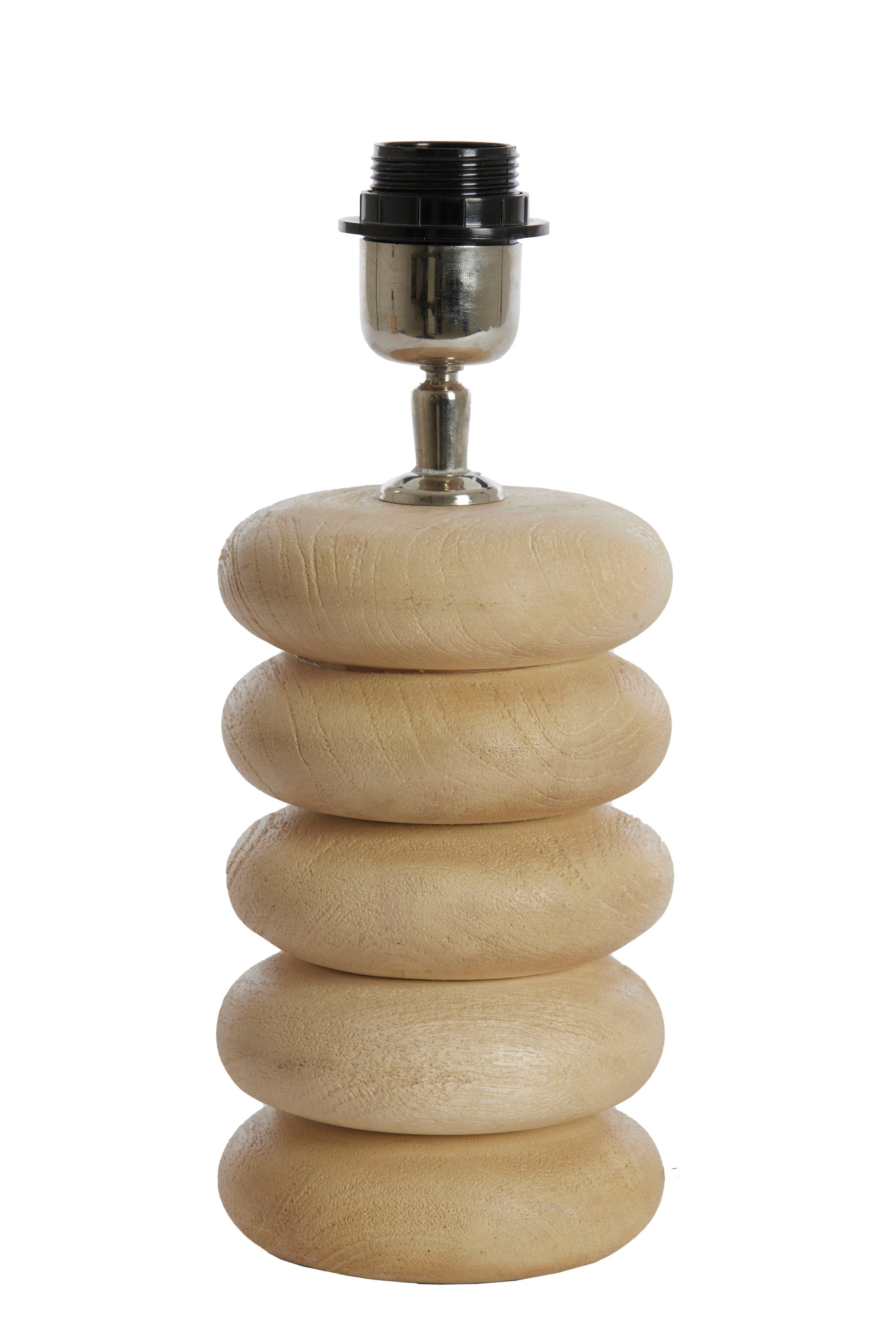 Budongo Natural Wood Table Lamp Base 21cm