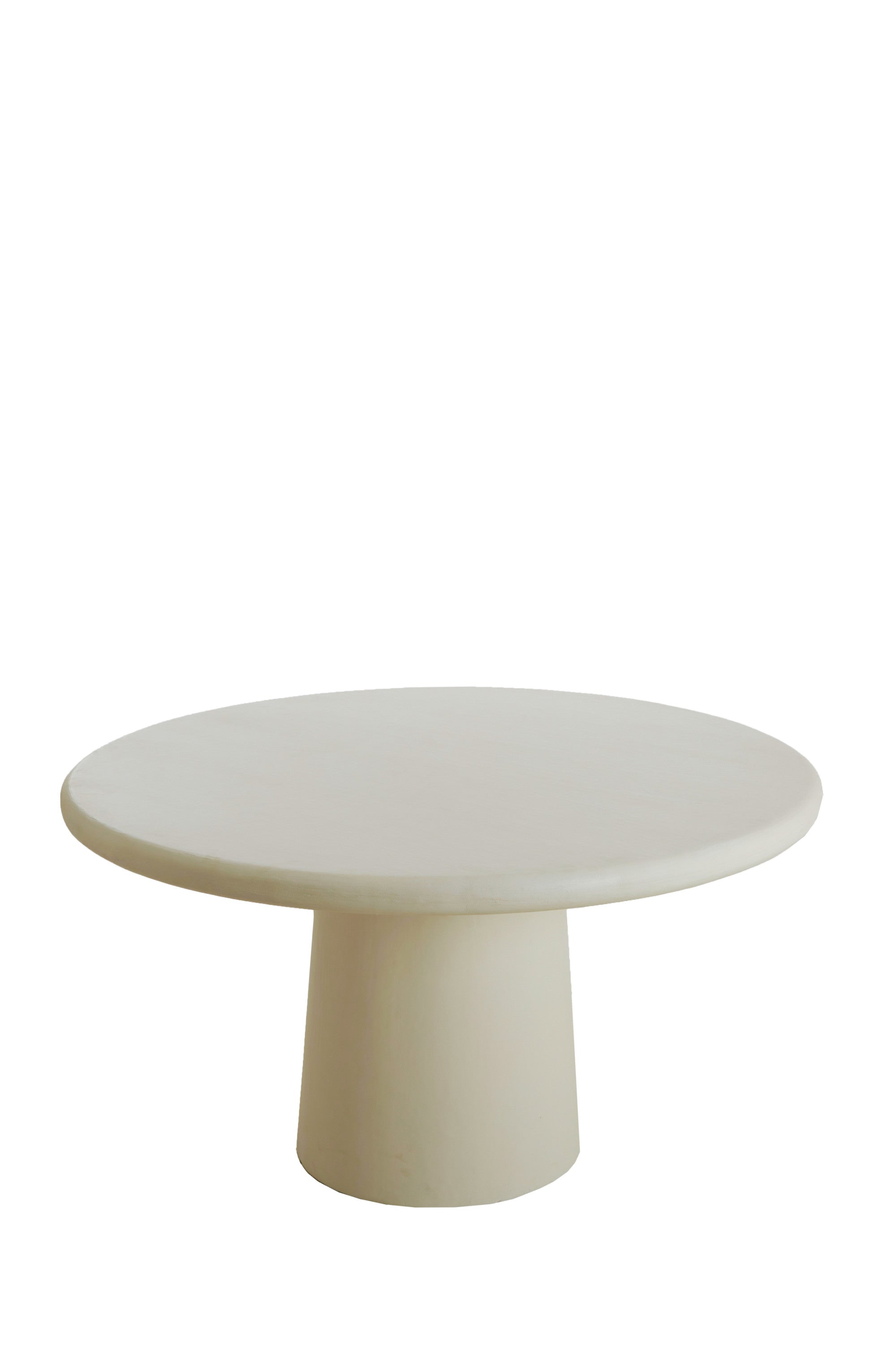 Kulona Beige Wood Round Dining Table 140cm