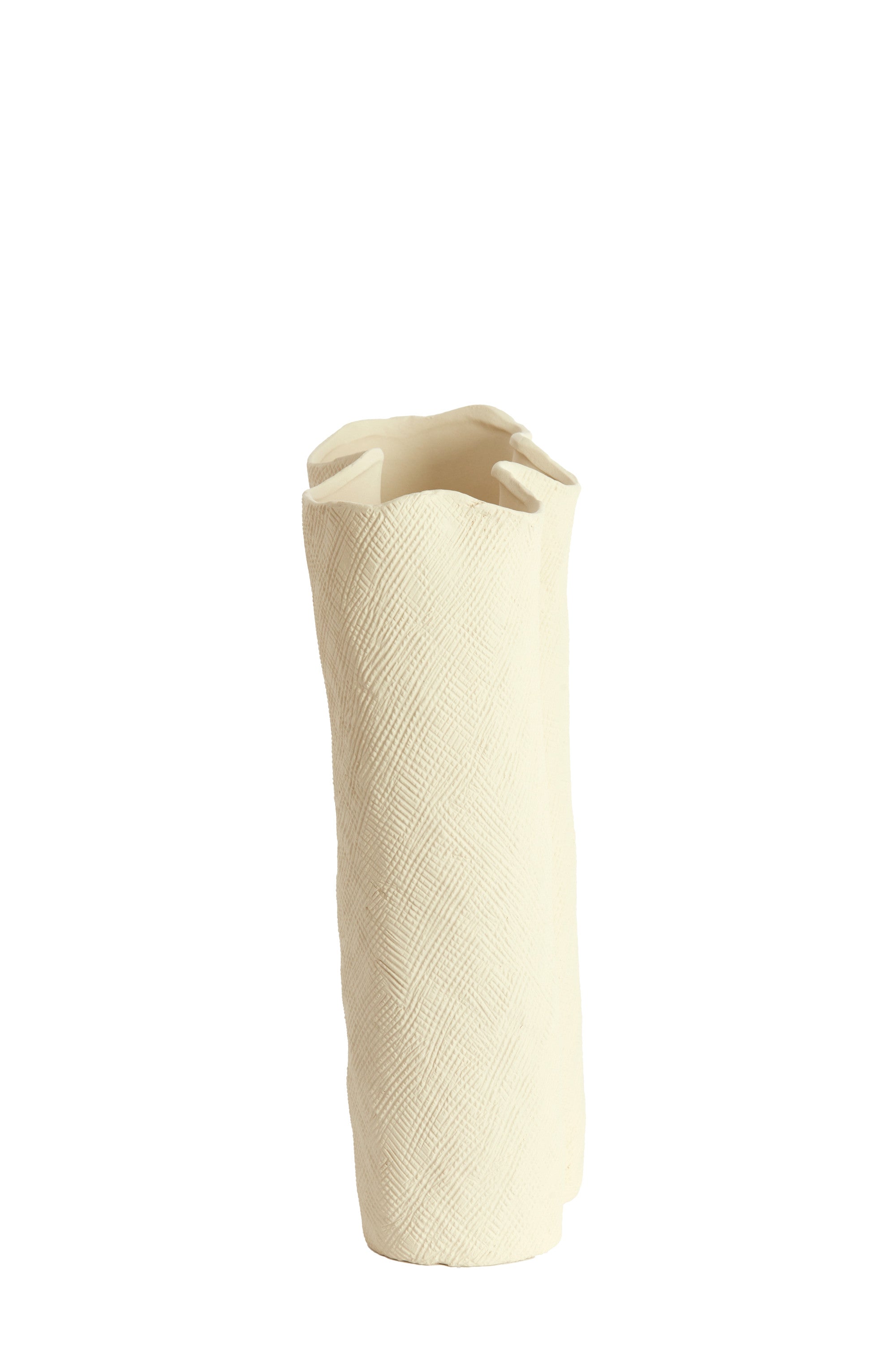 Flovilla Cream Ceramic Vase 40cm