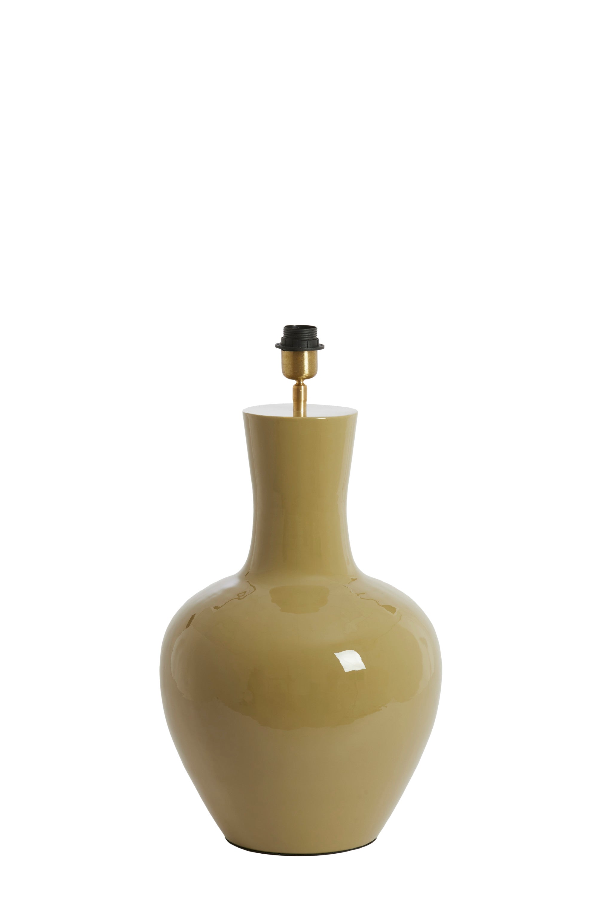 Nana Gloss Olive Green Metal Table Lamp Base 51cm