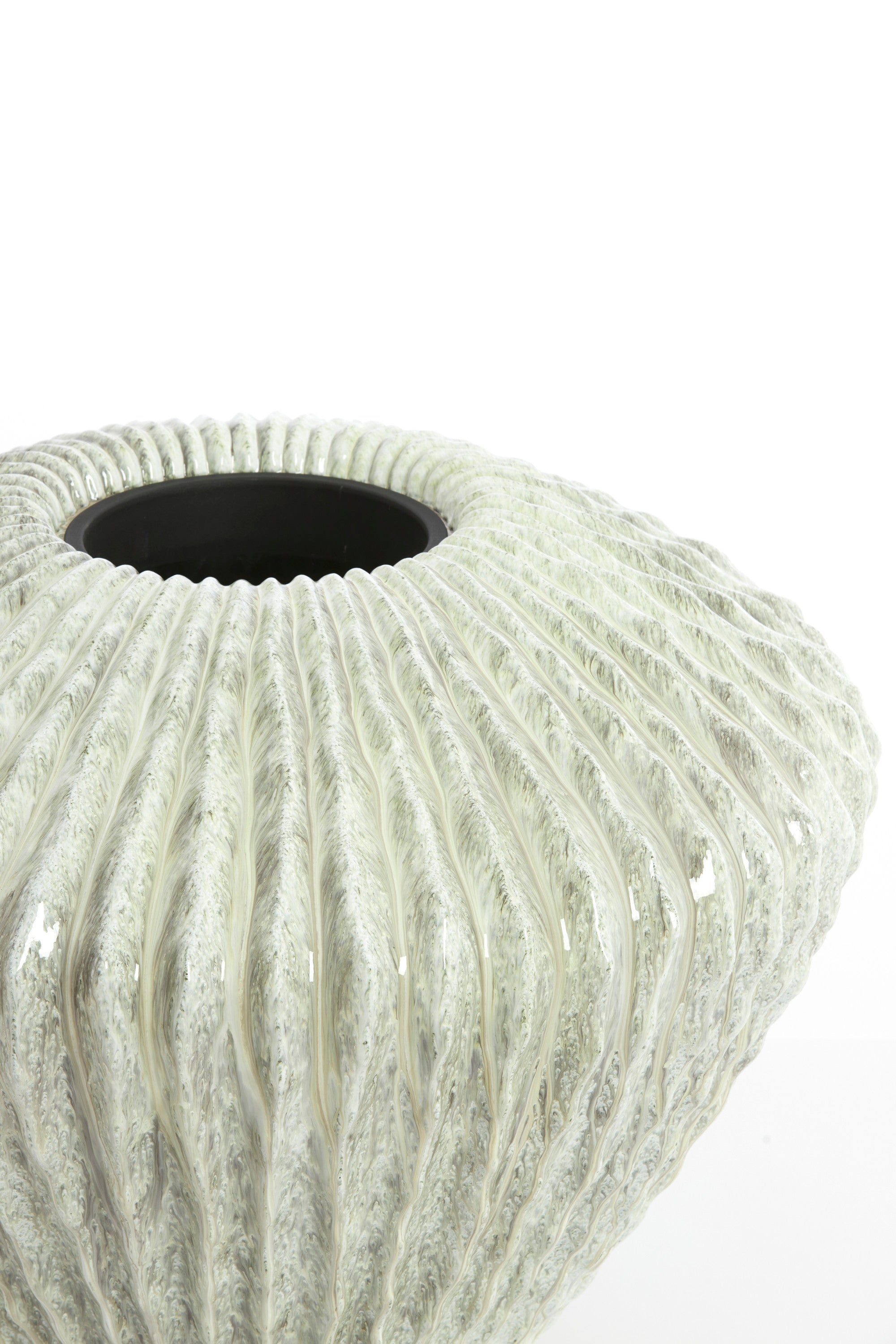 Cacti Gloss Mint Green Decorative Planter 53cm