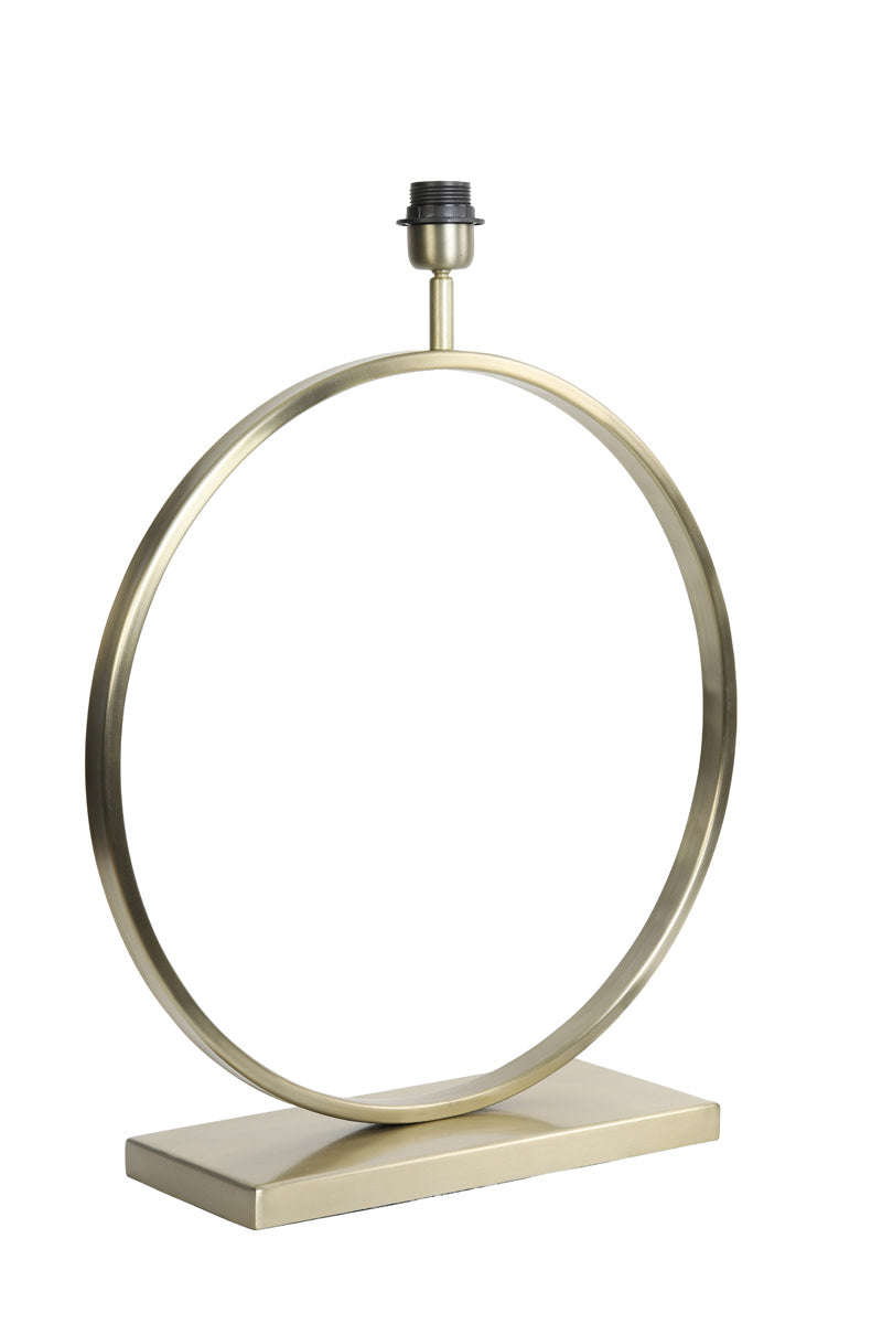 Liva Light Gold Metal Table Lamp Base 62cm