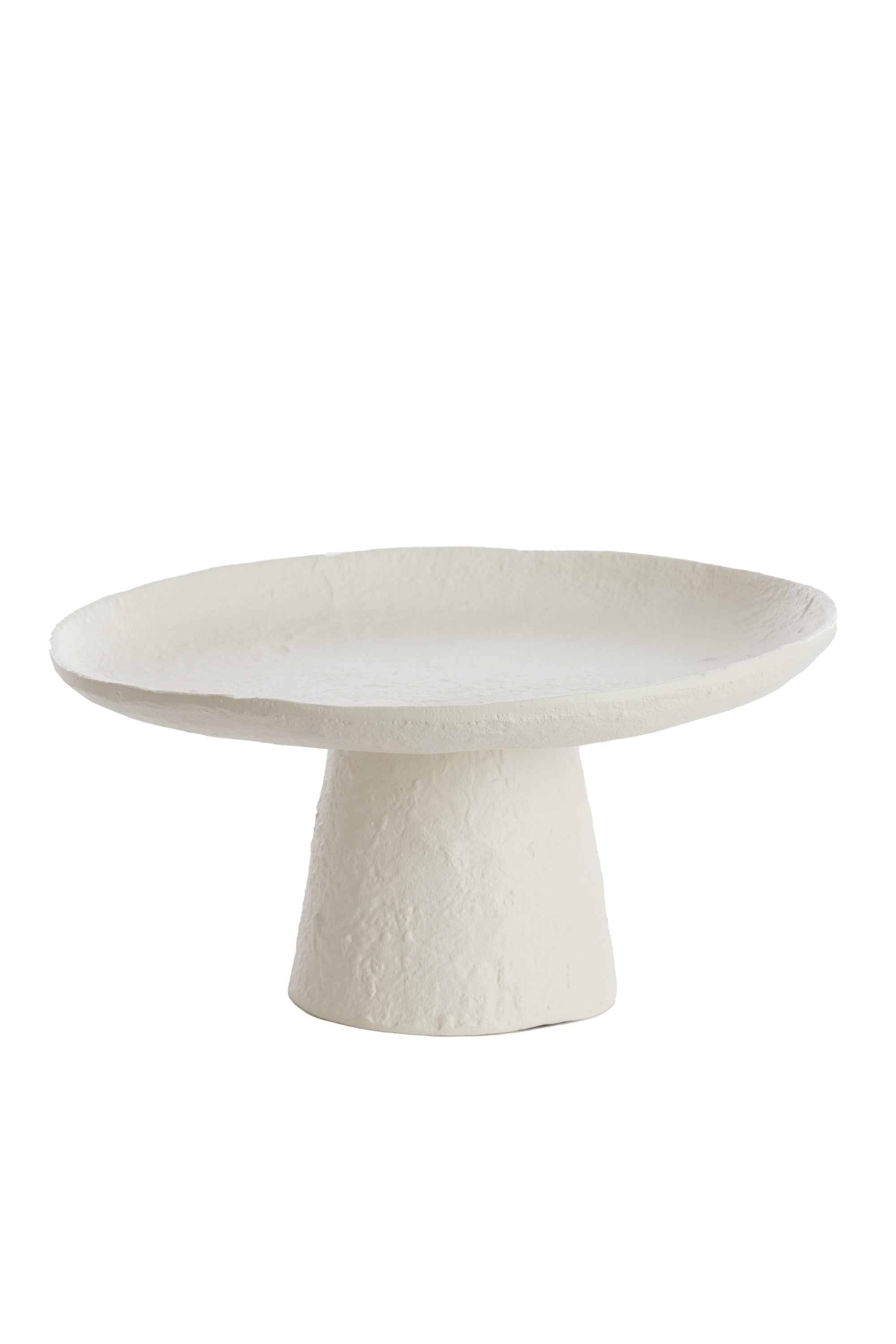 Ota Cream Metal Decorative Bowl on Stand 16cm