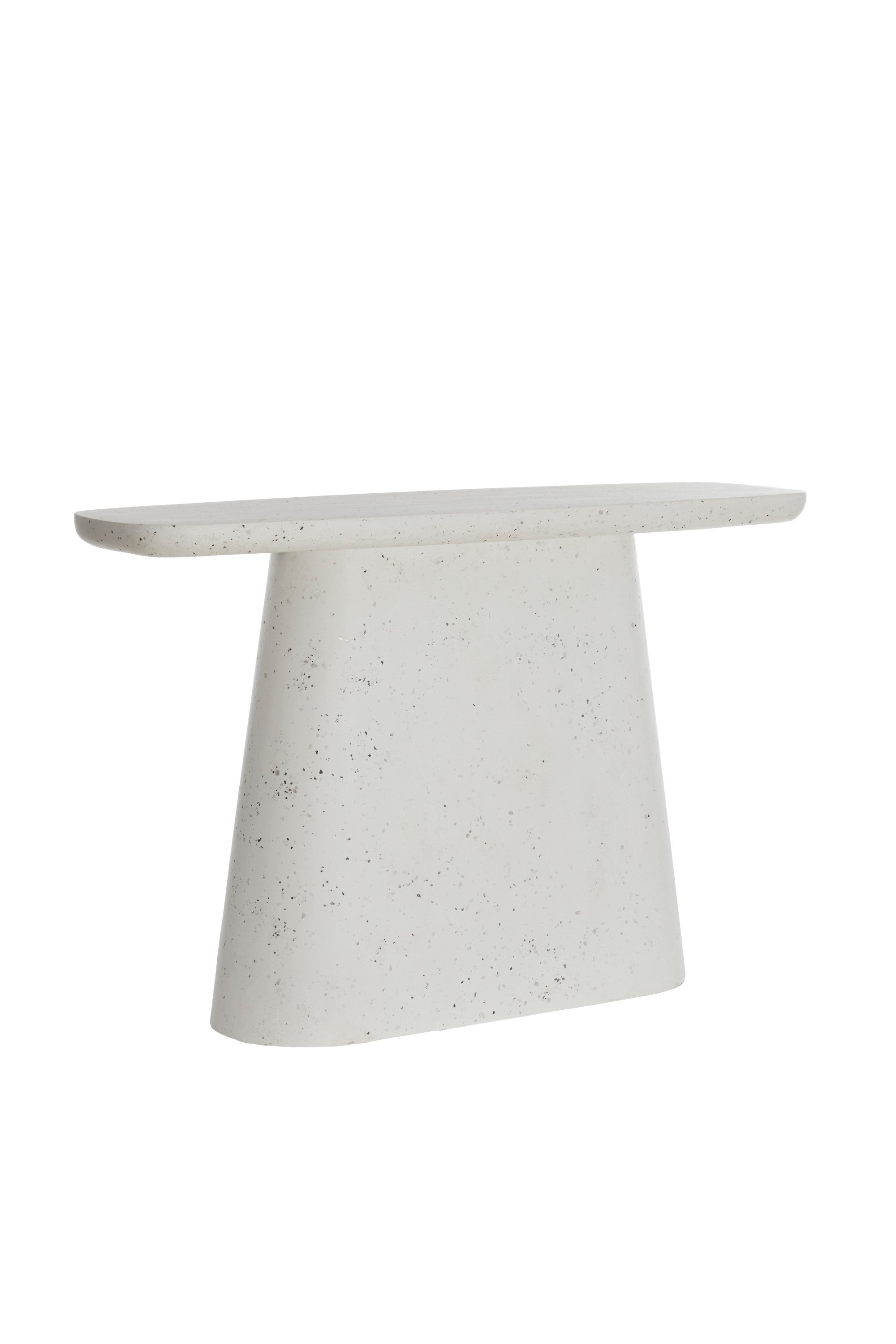 Hamura White Terrazzo Console Table