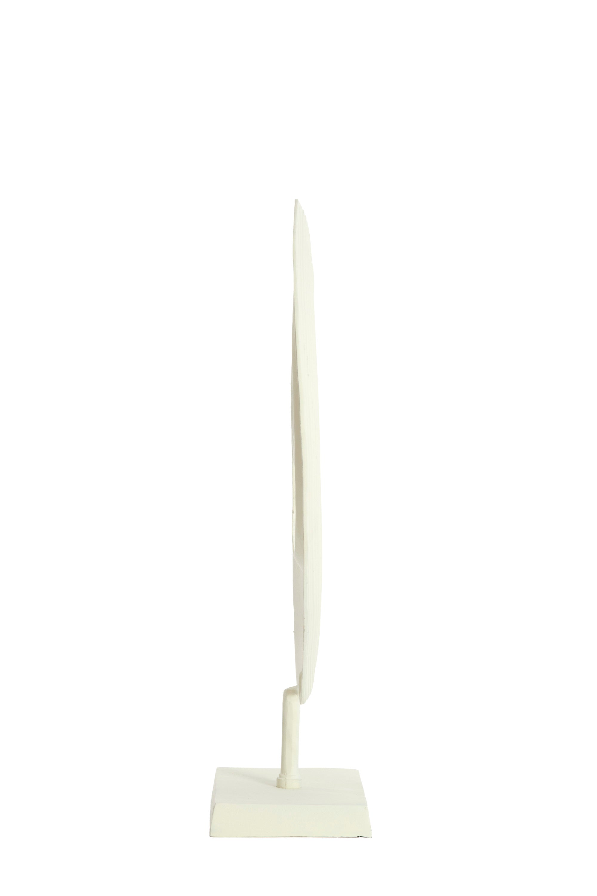 Shwiba Cream Metal Ornament on Stand
