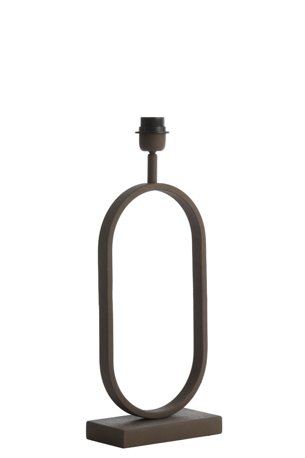 Jamiri Brown Metal Table Lamp Base 45cm