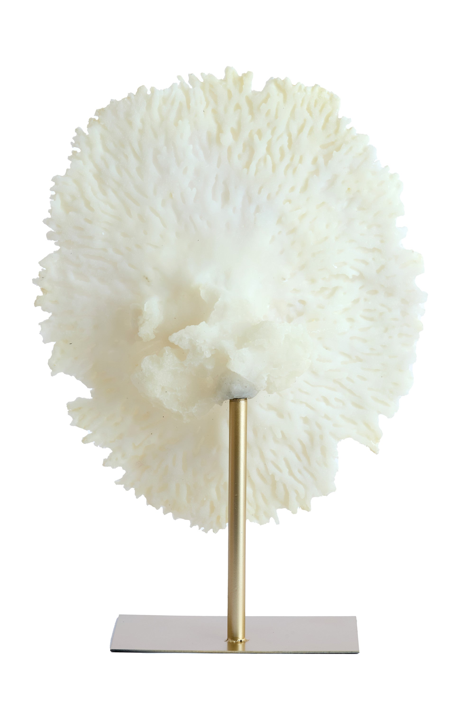 Coral Cream & Antique Bronze Ornament on Stand