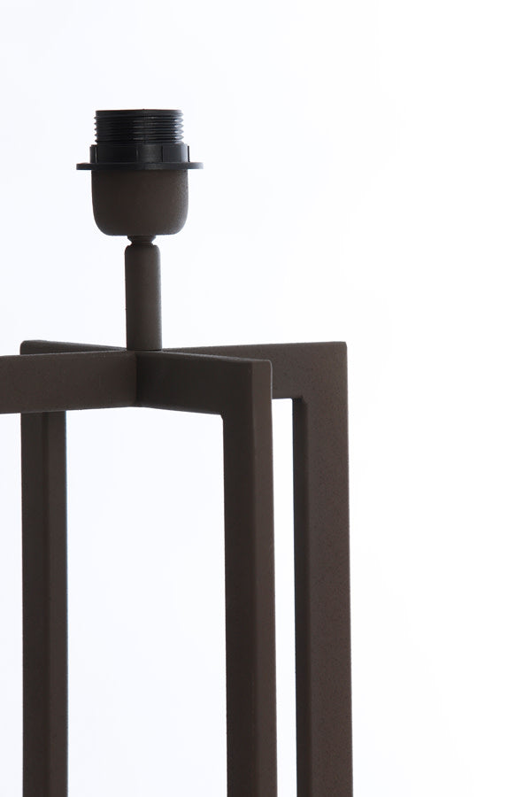 Mace Brown Metal Table Lamp Base